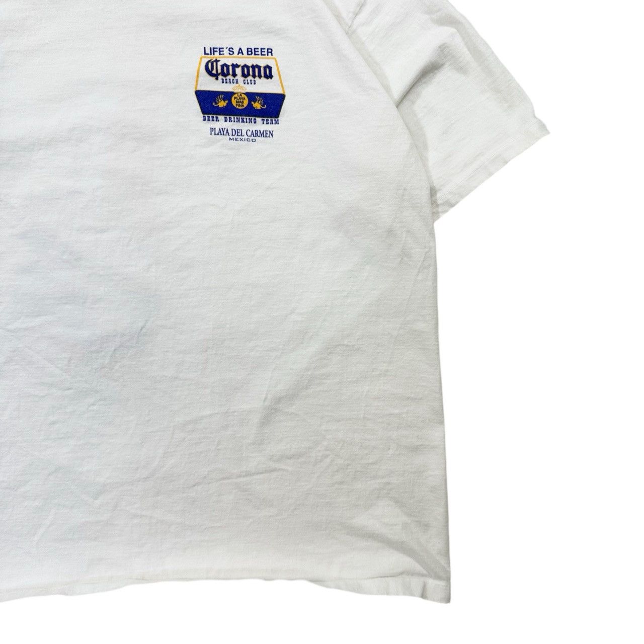 Vintage Vintage 00s Y2k Corona Beach Club Big Print Graphic T Shirt Size US XL / EU 56 / 4 - 3 Thumbnail