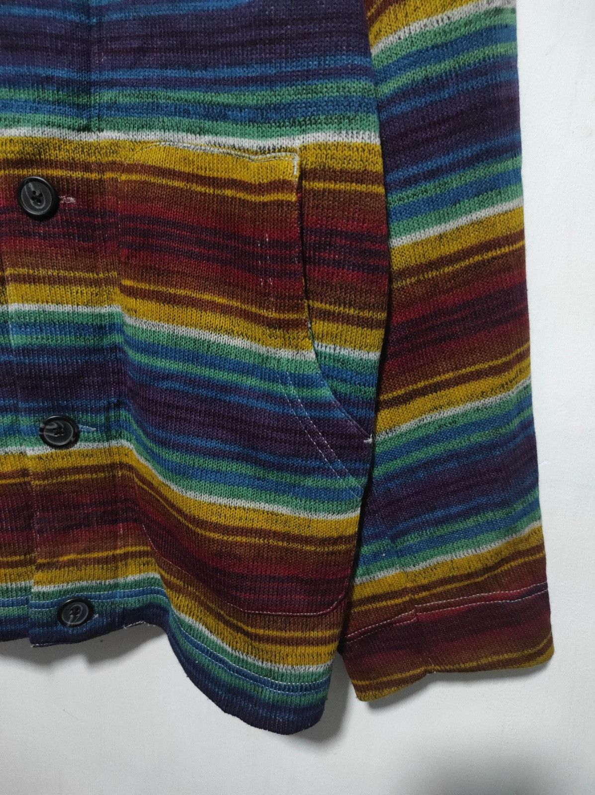 Japanese Brand Stripe zip fur hoodie ifsix LGB style Size US M / EU 48-50 / 2 - 6 Thumbnail