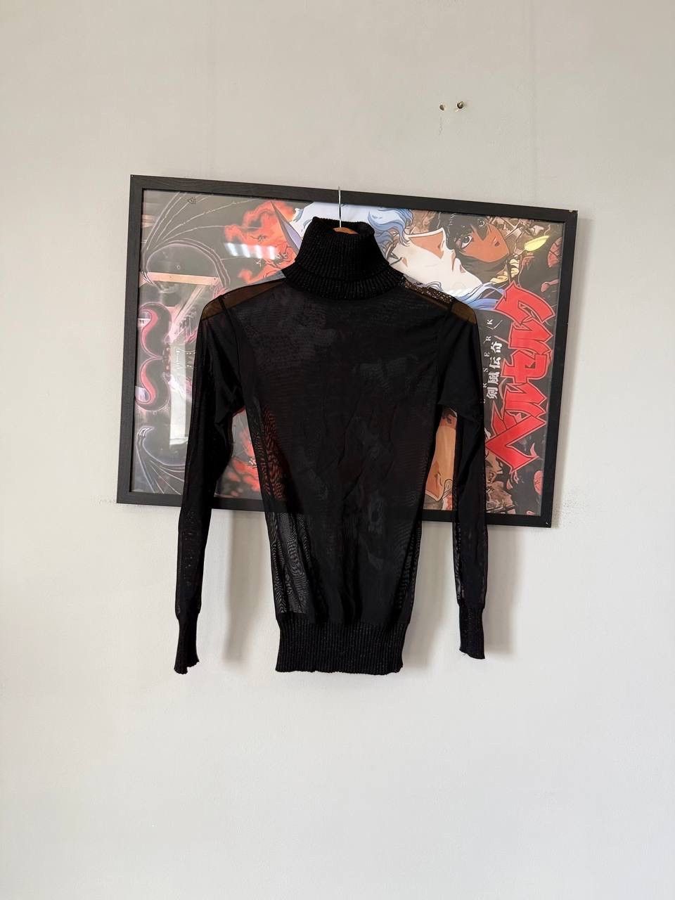 Vintage Very crazy Mesh Top Shirt Long Sleeve Printed Graphic Size M / US 6-8 / IT 42-44 - 8 Thumbnail