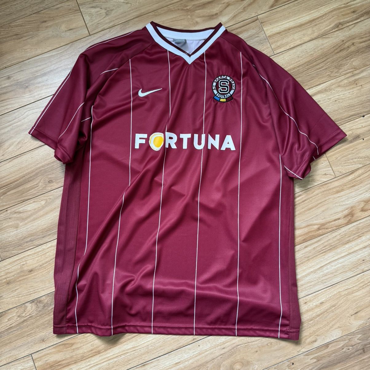 Nike Authentic Sparta Praha Home team soccer jersey 2007 Size US XL / EU 56 / 4 - 1 Thumbnail