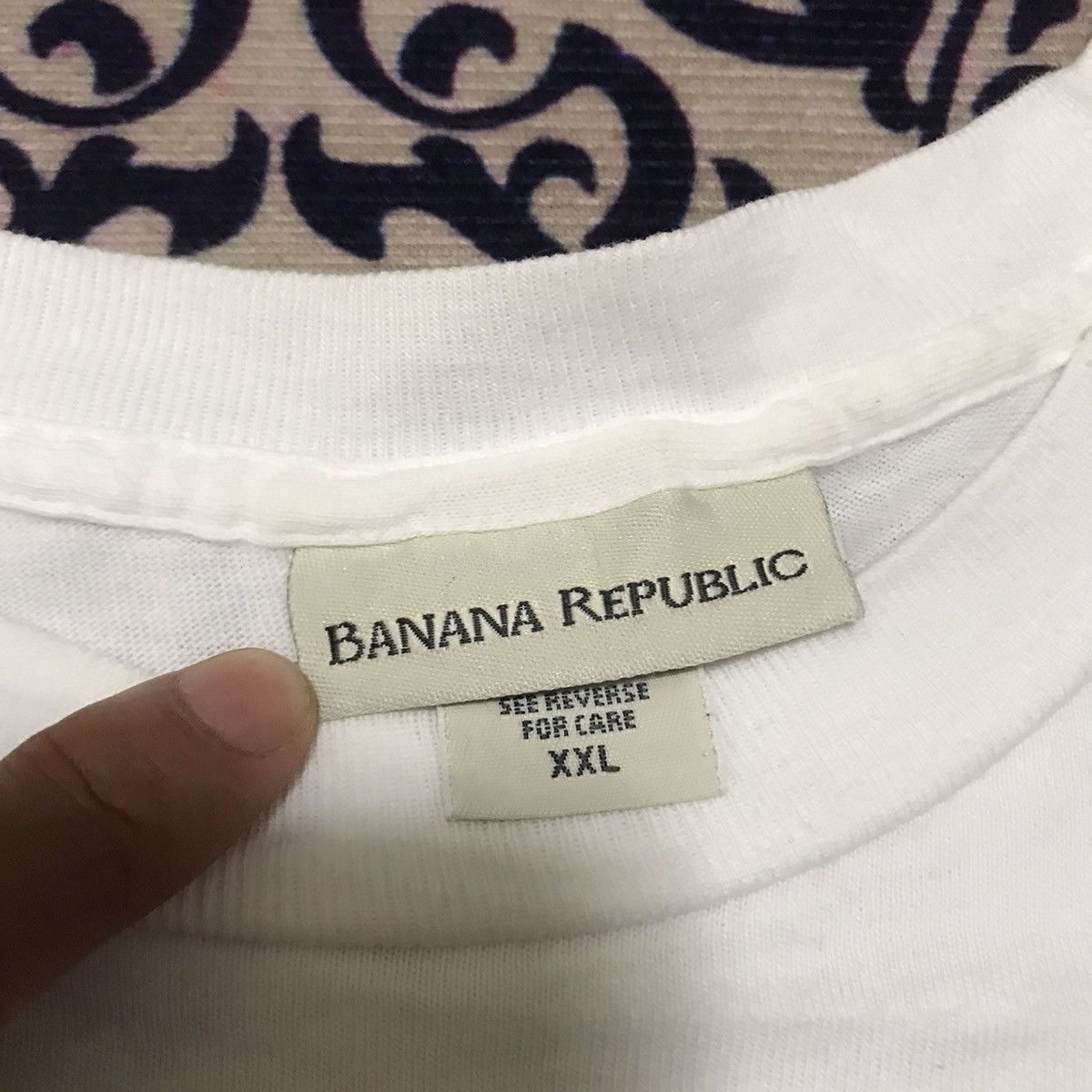Banana Republic × Vintage VINTAGE BANANA REPUBLIC BACK PRINT RARE TEE Size US XXL / EU 58 / 5 - 10 Thumbnail