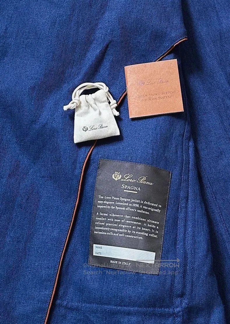 Loro Piana Loro Piana Linen Spagna Jacket 2024. Size US XL / EU 56 / 4 - 5 Thumbnail