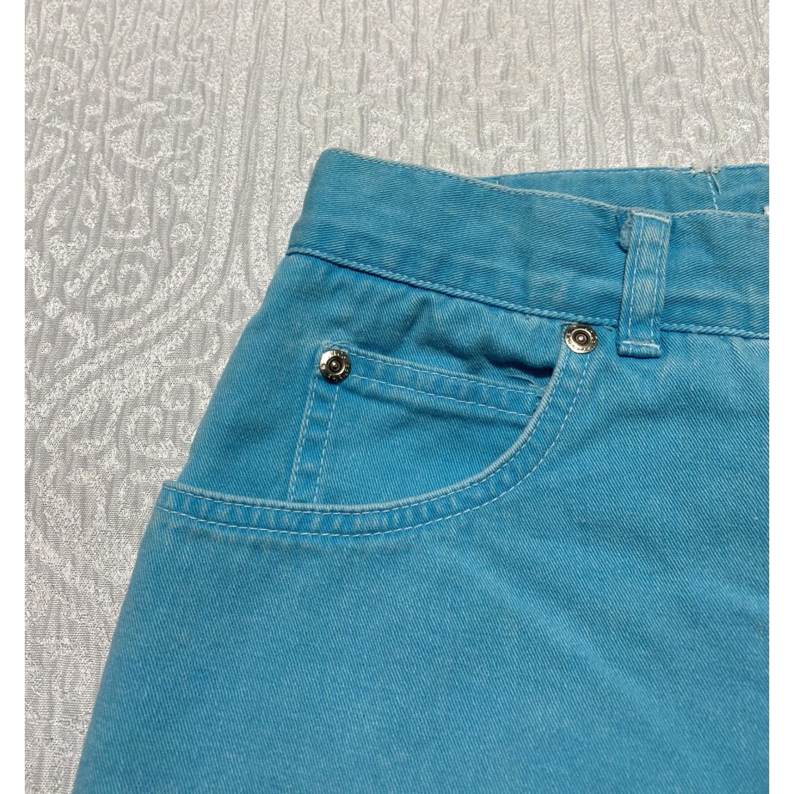 Vintage VINTAGE JH Collectibles Jeans Womens 10 Teal High Waisted Tapered Mom Denim 90s Size 32" / US 10 / IT 46 - 3 Thumbnail