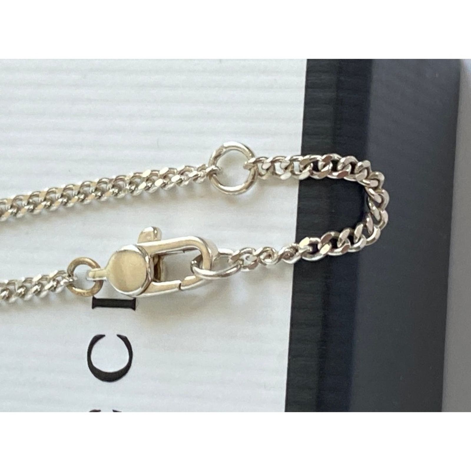 Gucci GUCCI Sterling Silver Pendant Necklace 18" Size ONE SIZE - 7 Thumbnail
