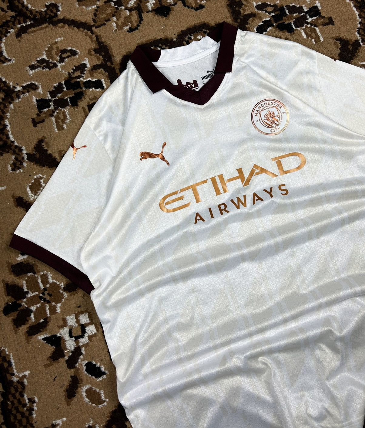 Puma rare Puma Manchester City Away Soccer Jersey 23/24 Size US XL / EU 56 / 4 - 3 Thumbnail
