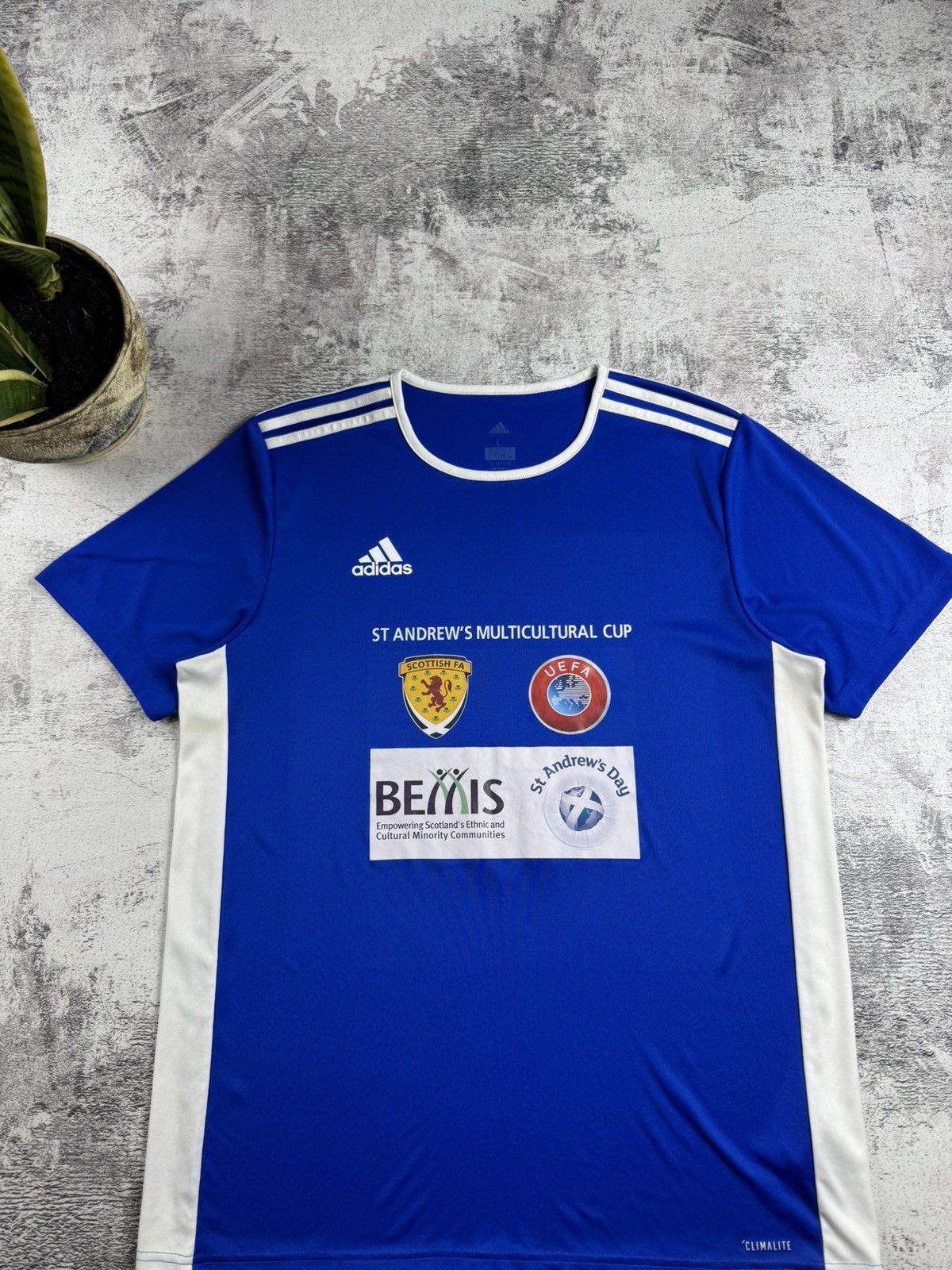 Adidas Scotland 2018/2019 St Andrew’s Multicultural Cup Soccer Football Jersey Shirt Size US L / EU 52-54 / 3 - 4 Thumbnail