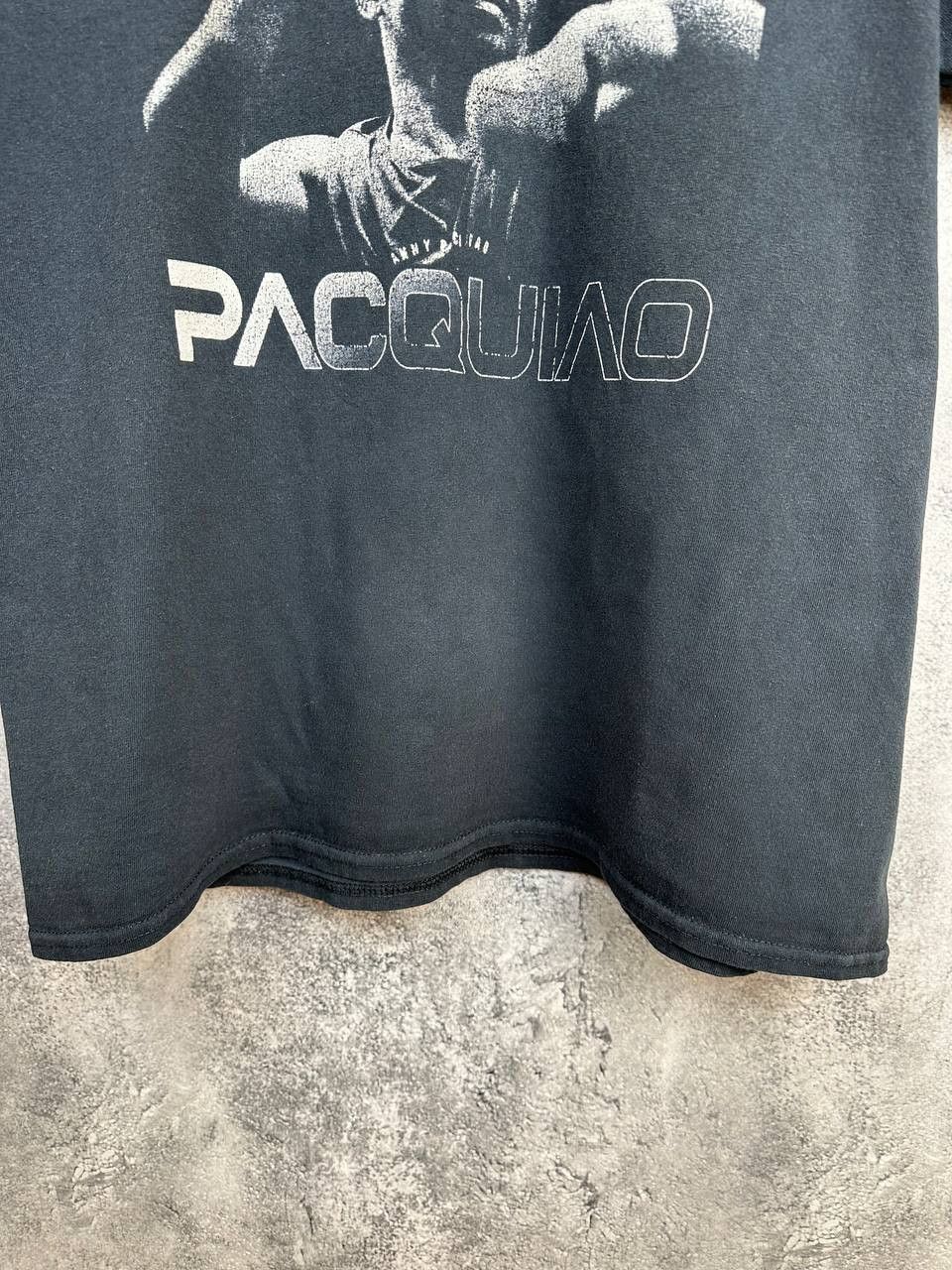 Vintage Manny Pacquiao Graphic Boxing Tee Black Short Sleeve T-Shirt Size US L / EU 52-54 / 3 - 6 Thumbnail