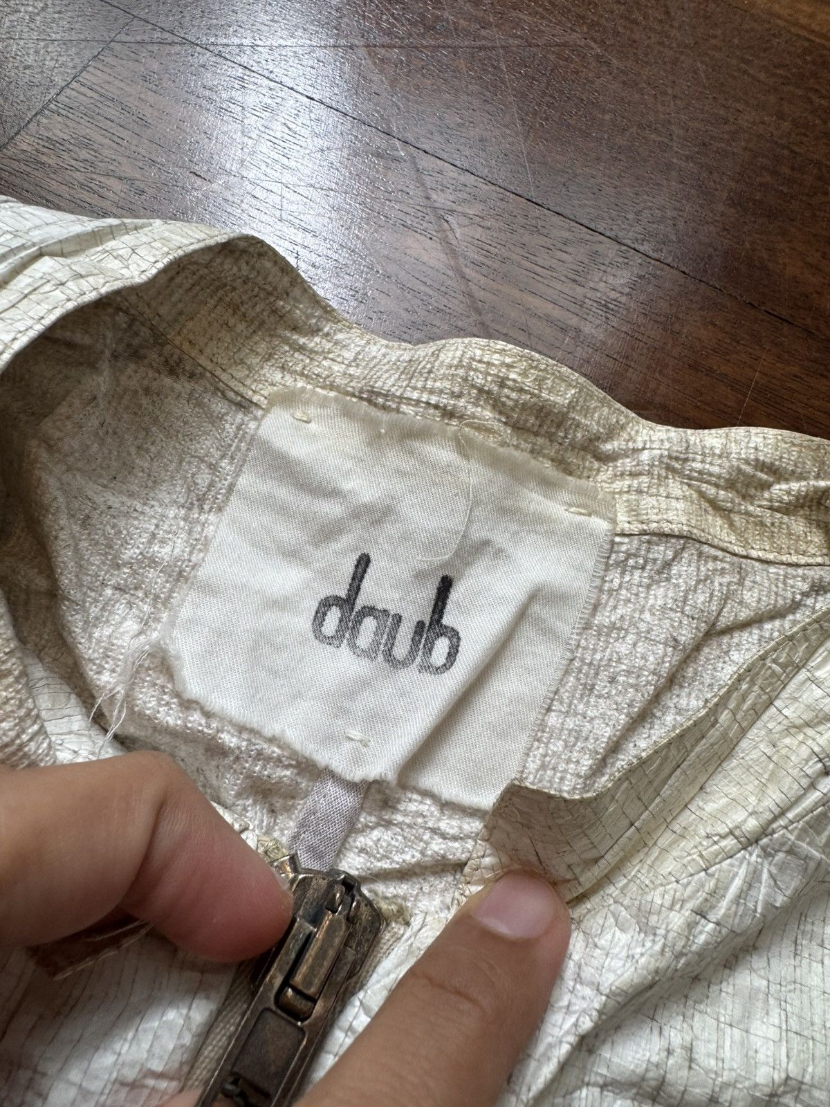 Other DAUB CRUMPLE PATTERN ZIPPER JACKET 48 ITALY Size US M / EU 48-50 / 2 - 6 Thumbnail