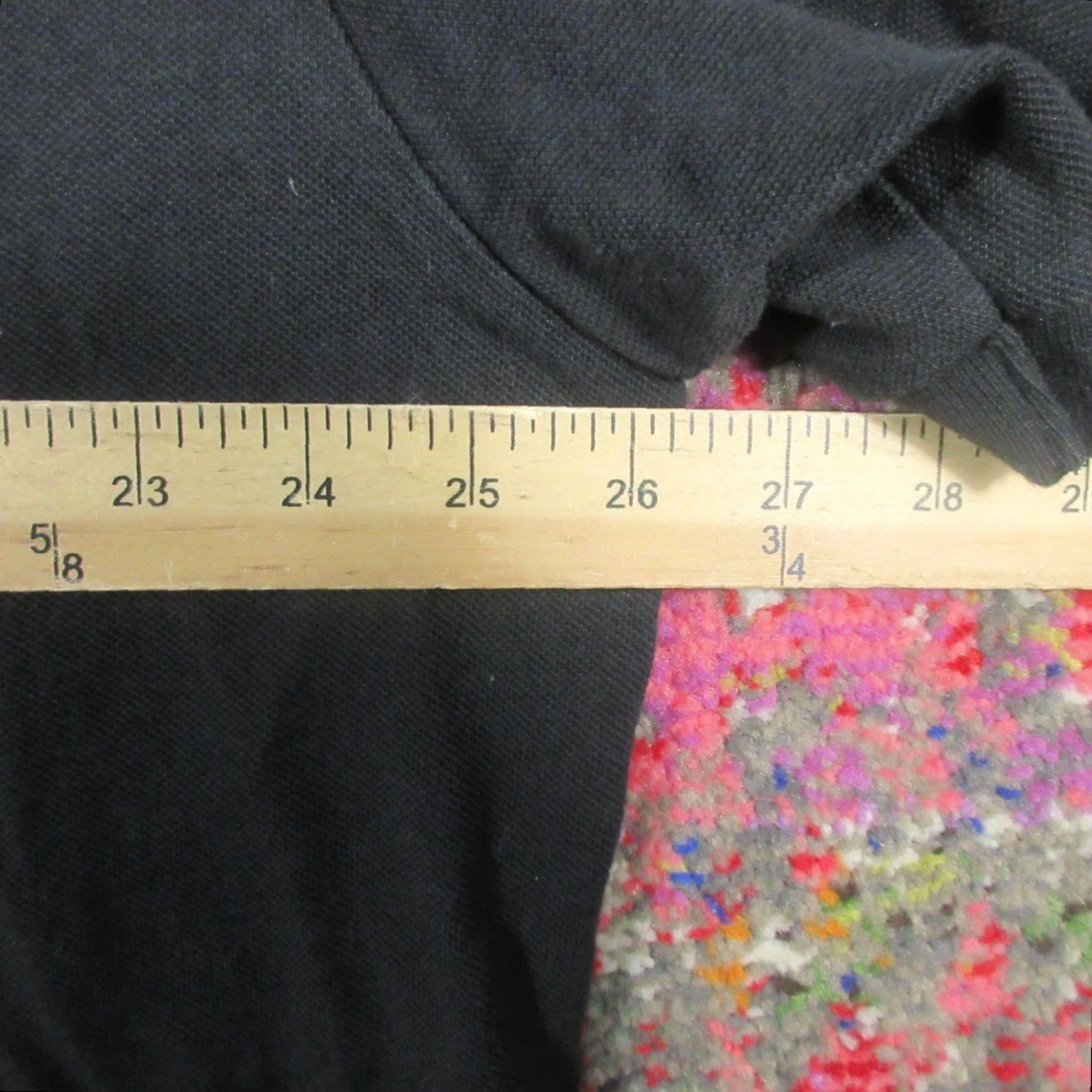 Polo Ralph Lauren VINTAGE Polo Ralph Lauren Polo Shirt Mens 2XL Solid Black Classic Cotton Knit Shirt Mens Size US XXL / EU 58 / 5 - 5 Thumbnail