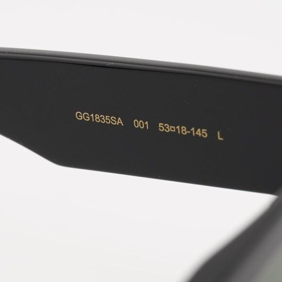 Gucci Gucci GG1835SA 001 Sunglasses Black Square Frame Size ONE SIZE - 6 Thumbnail