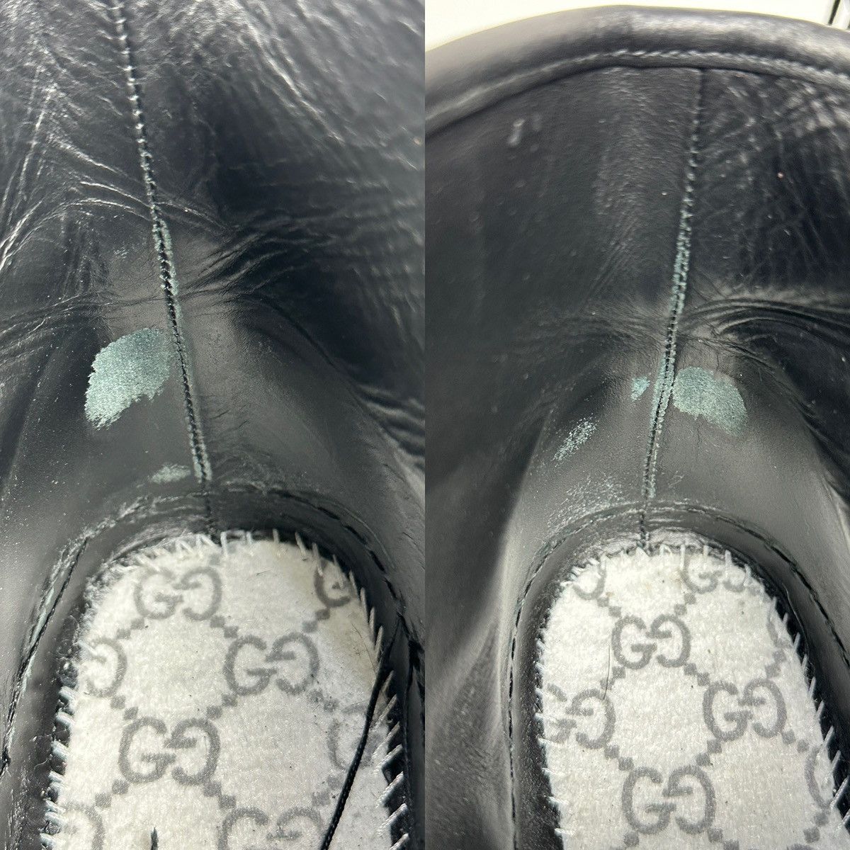 Gucci Gucci 426188 GG Leather/Canvas Monogram High Top Sneaker Size US 5.5 / EU 38 - 25 Thumbnail