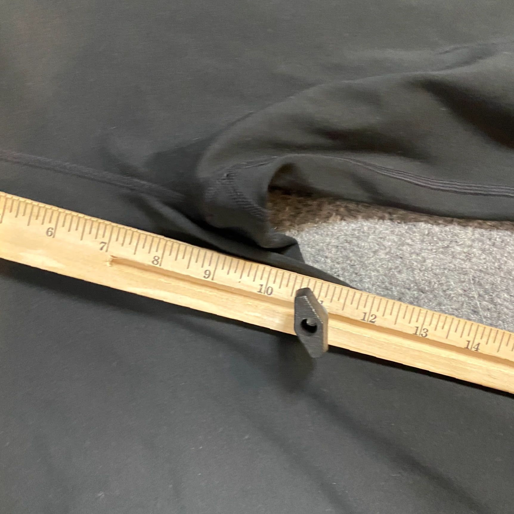 Gap Gapfit Leggings Maternity L Black Under Belly Blackout Technology Capri Women Size 36" / US 14 / IT 50 - 4 Thumbnail