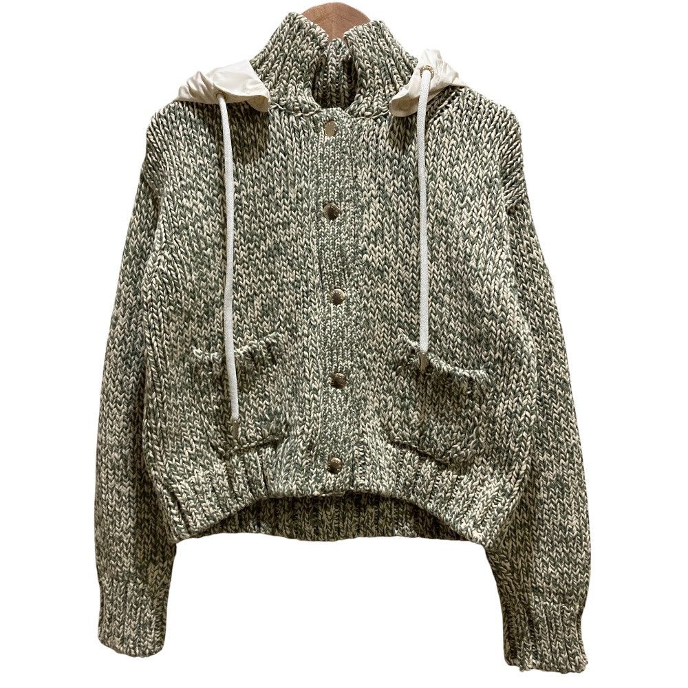 Moncler Moncler Moncler Knit 2way Cardigan Textile Outerwear J10939B00023 DUTY FREE for USA Size ONE SIZE - 1 Thumbnail