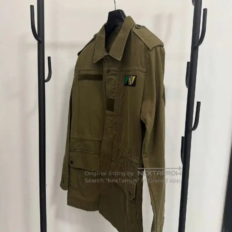 Yves Saint Laurent YSL Military Green Long Sleeve Cardigan . Size S / US 4 / IT 40 - 3 Thumbnail