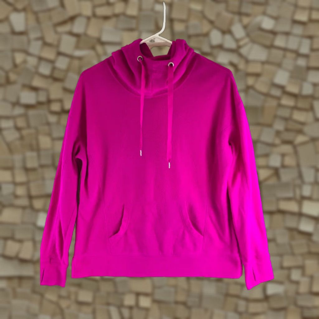 Tek Gear Tek Gear Hoodie Women's Medium Purple Pullover Fleece Activewear Size M / US 6-8 / IT 42-44 - 1 Thumbnail