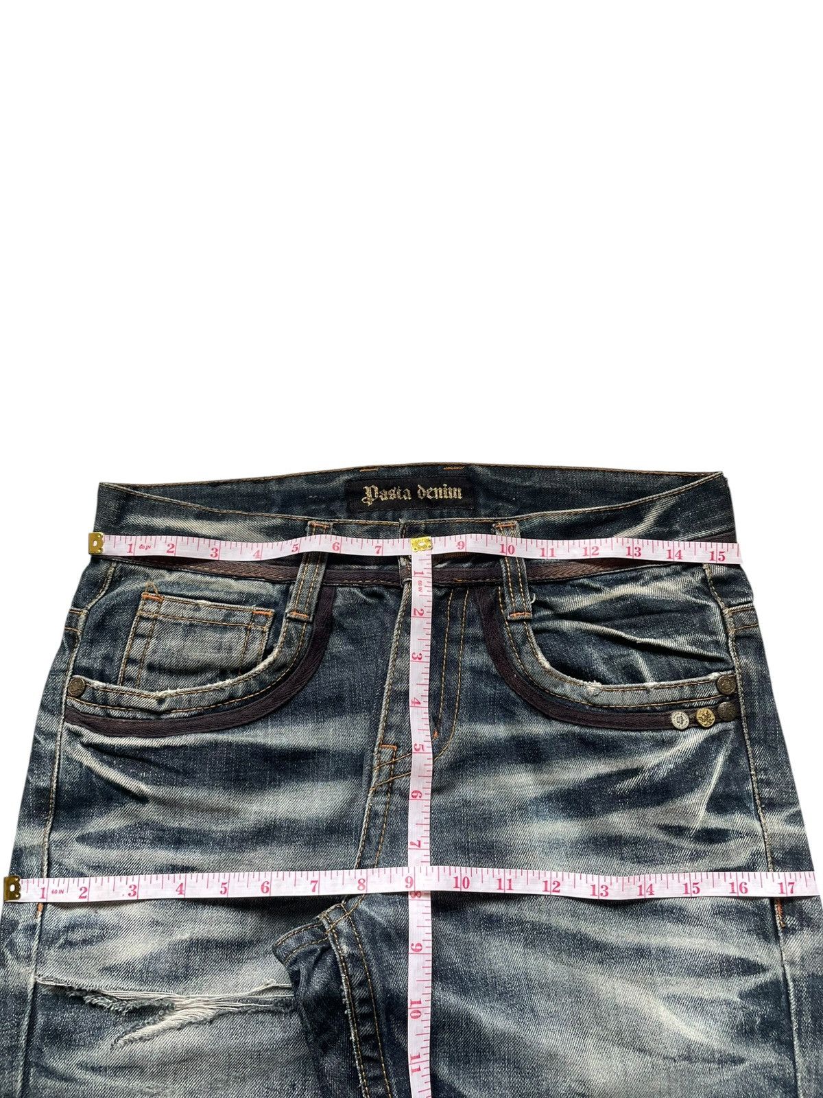 Japanese Brand Vintage Japanese Brand Clawmark Distressed Bootcut Jeans Size US 30 / EU 46 - 12 Thumbnail