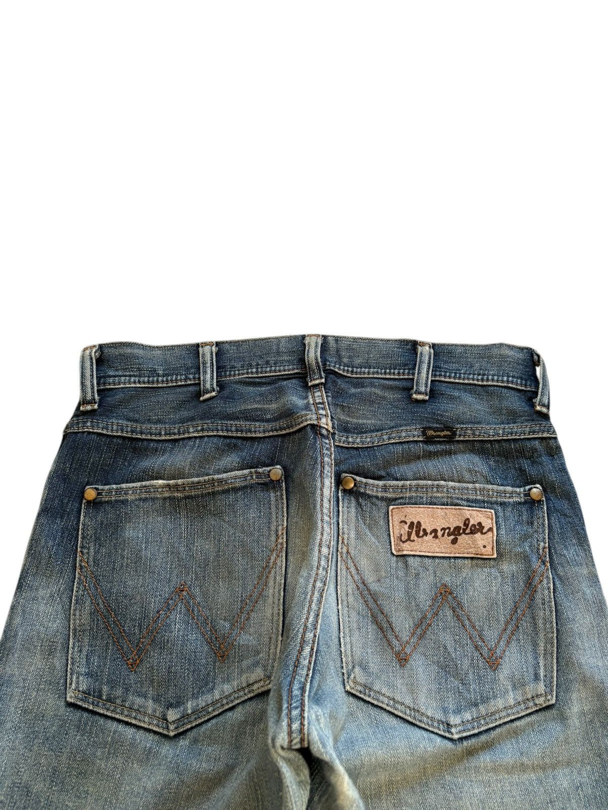 Wrangler Vintage Wrangler Mud Wash Distressed Ripped Loose Jeans Size US 30 / EU 46 - 8 Thumbnail