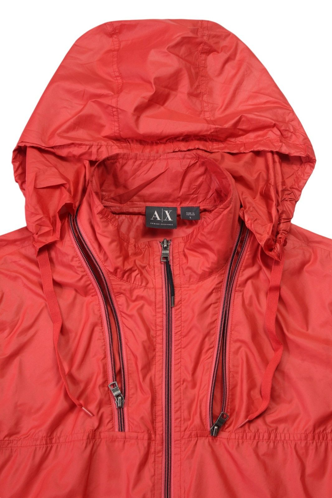 Armani 2000S ARMANI EXCHANGE NYLON HIDDEN HOOD JACKET Size US L / EU 52-54 / 3 - 4 Thumbnail