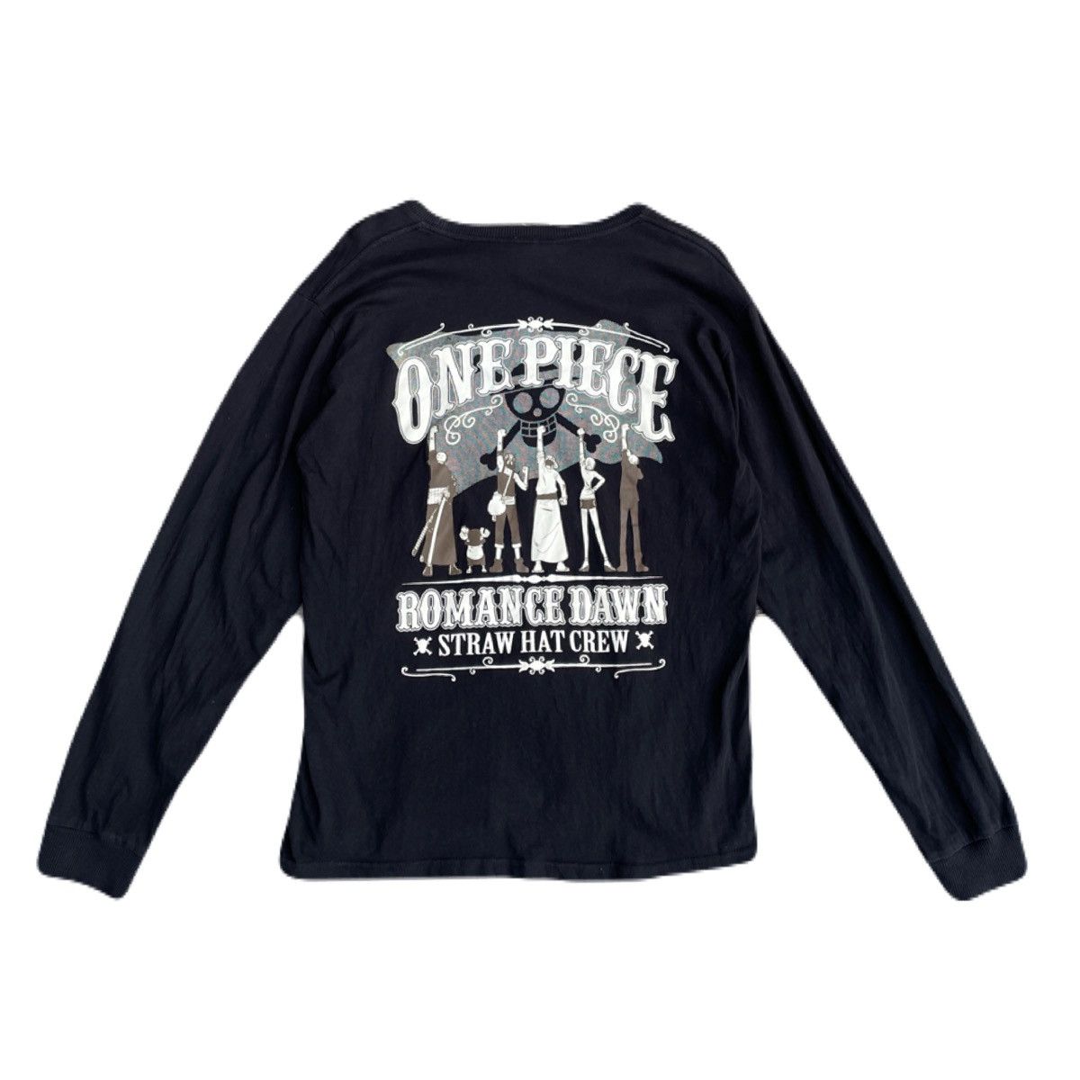 If Six Was Nine 2000s Japanese archive ONEPIECE Anime Long Sleeve Tee Y2K Size US L / EU 52-54 / 3 - 2 Thumbnail