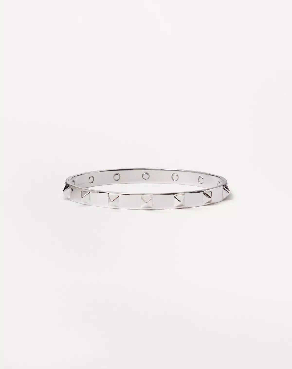 Valentino oc11z0725 Size:Small/ Rockstud Metal Bangle in Silver Size ONE SIZE - 1 Thumbnail