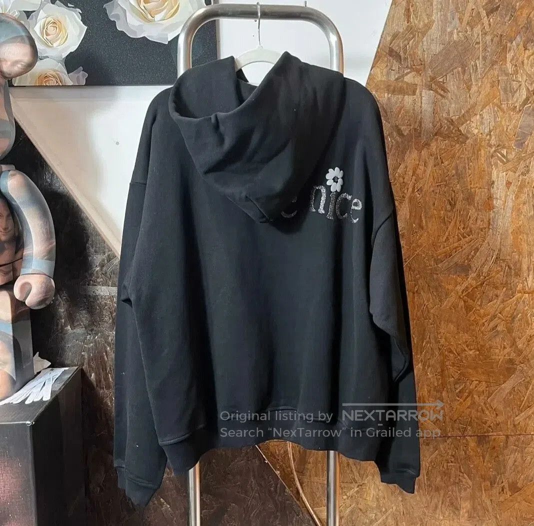 Dior Dior Black Glitter Daisy Embroidery Hoodie. Size M / US 6-8 / IT 42-44 - 2 Thumbnail