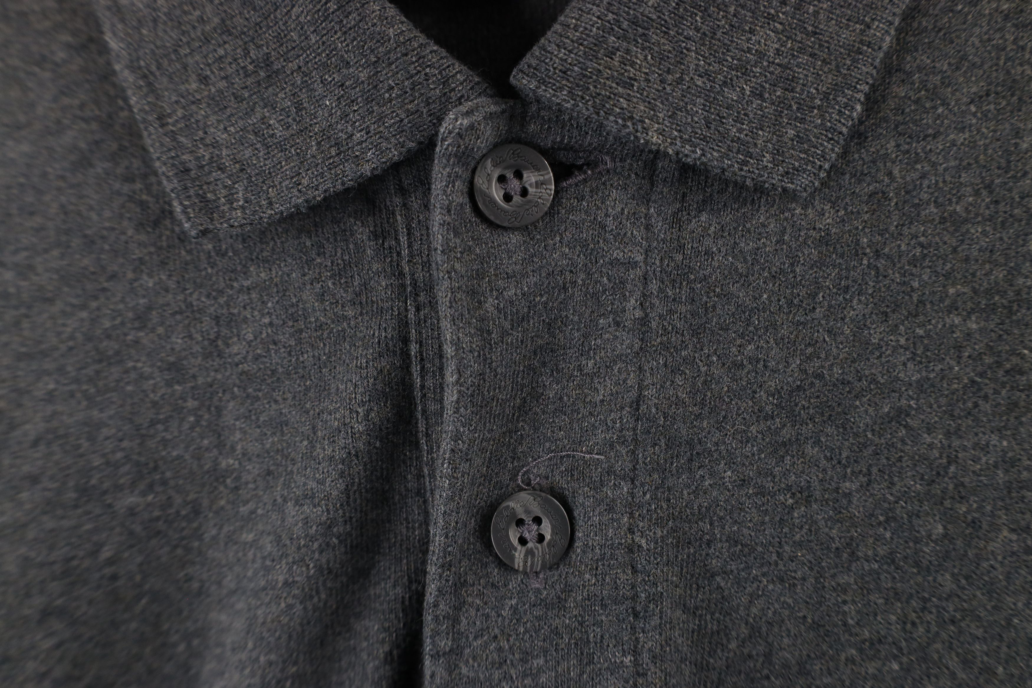 Eddie Bauer × Vintage Vintage 90s Eddie Bauer Long Sleeve Collared Rugby Polo Gray Size US M / EU 48-50 / 2 - 5 Thumbnail