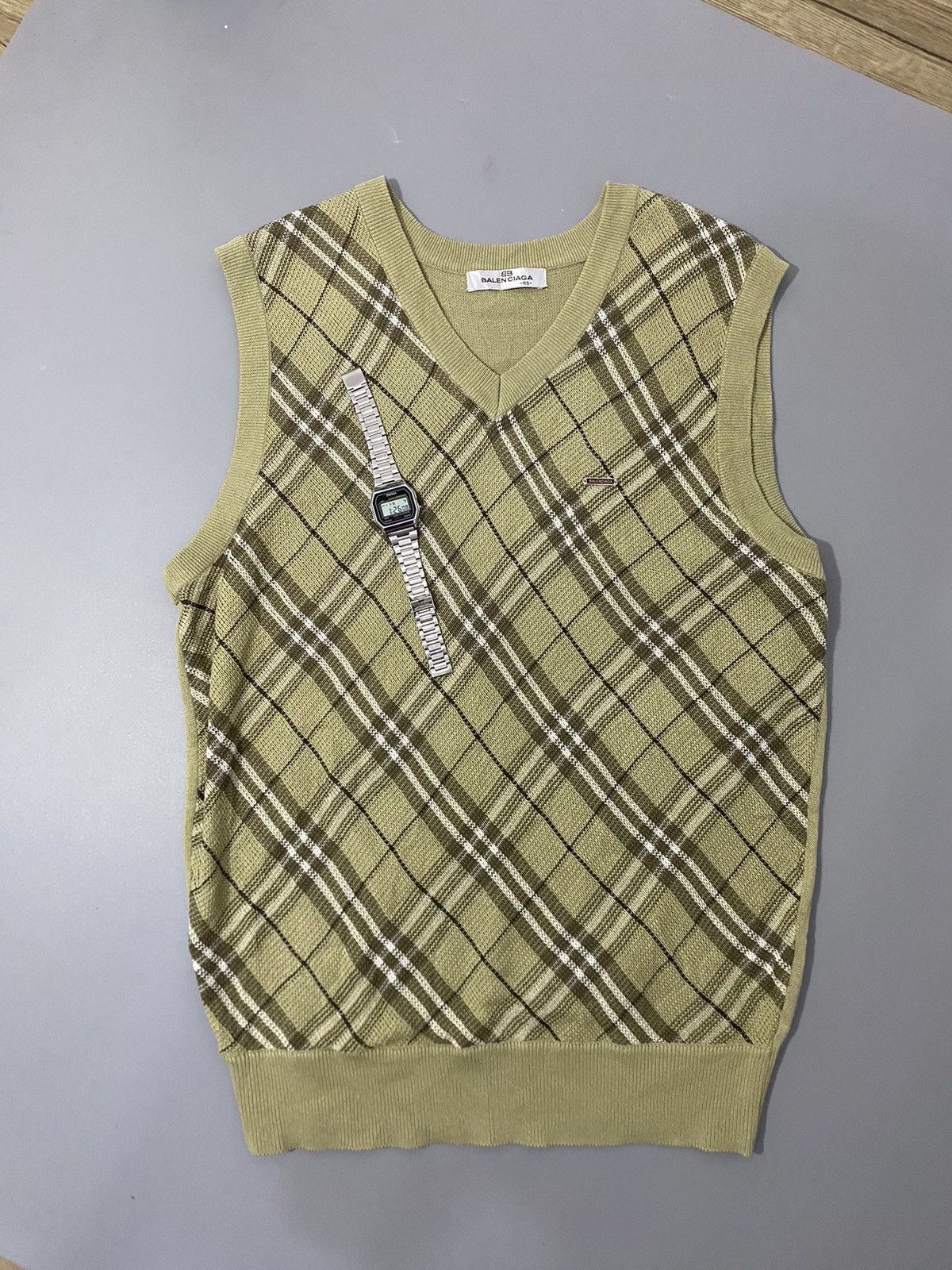 Balenciaga × Vintage 💥Metal💥Balenciaga Vest Size US M / EU 48-50 / 2 - 1 Thumbnail