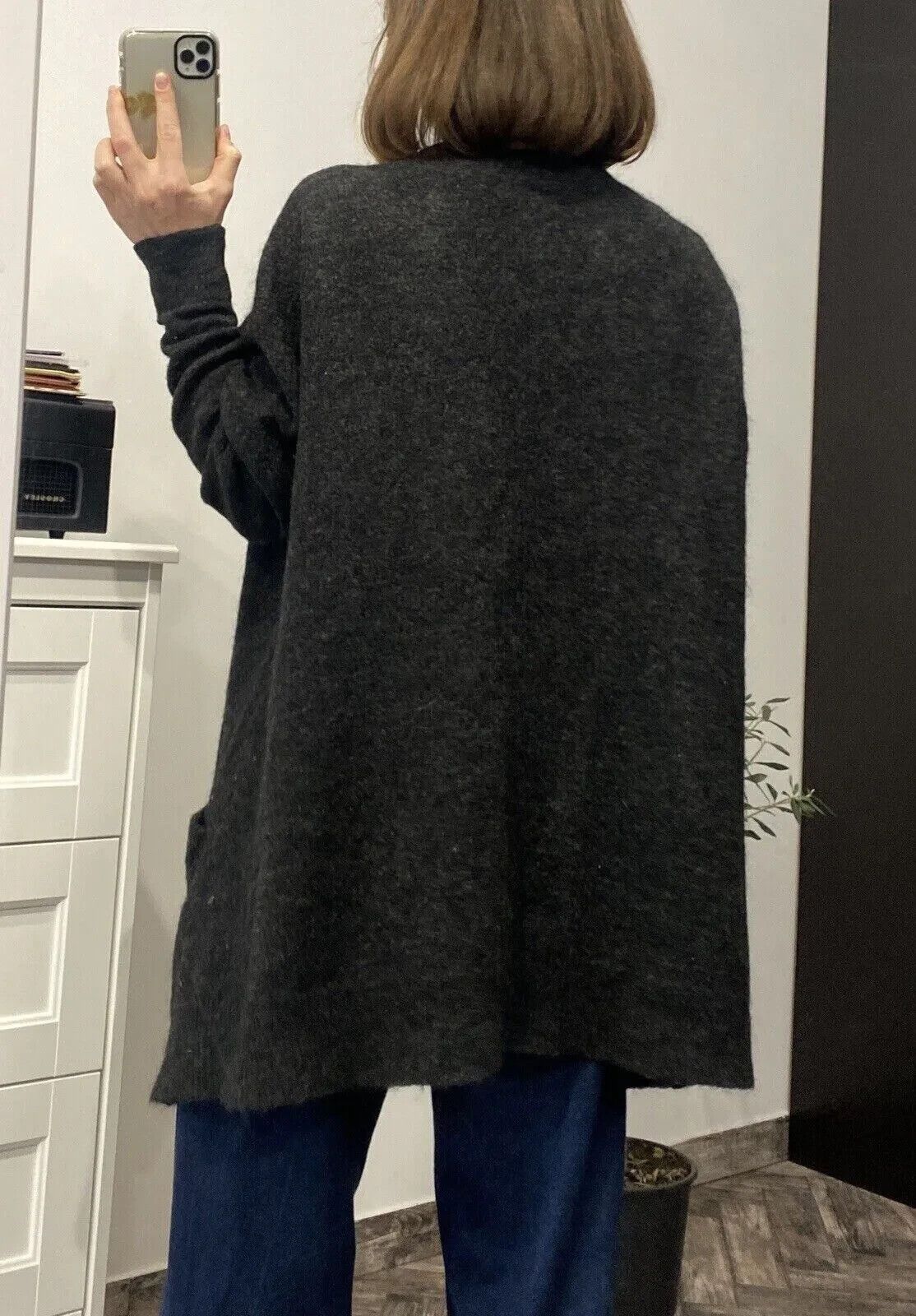 Acne Studios ACNE STUDIOS Raya Sh Kid Mohair Wool Cardigan Sweater Size S / US 4 / IT 40 - 4 Thumbnail