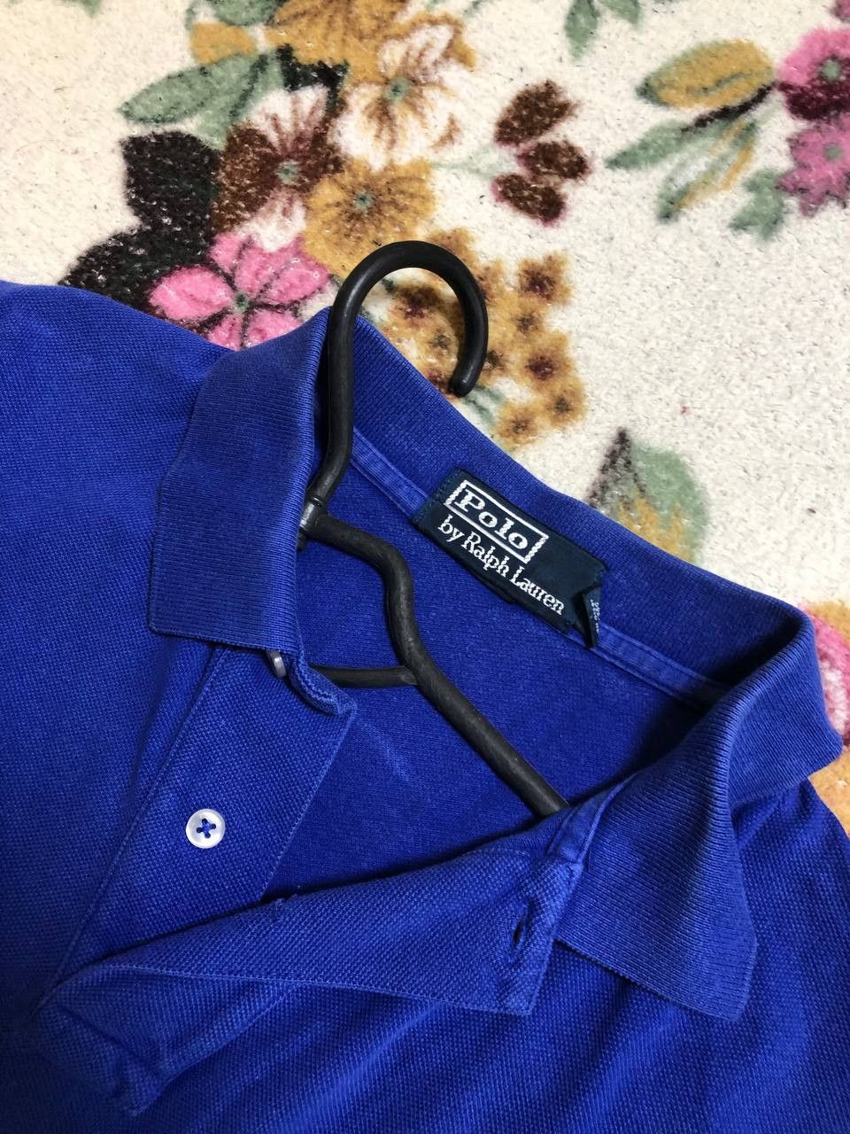 Polo Ralph Lauren Polo Ralph Lauren Custom Fit Collared Polo Shirt Blue Size US L / EU 52-54 / 3 - 4 Thumbnail