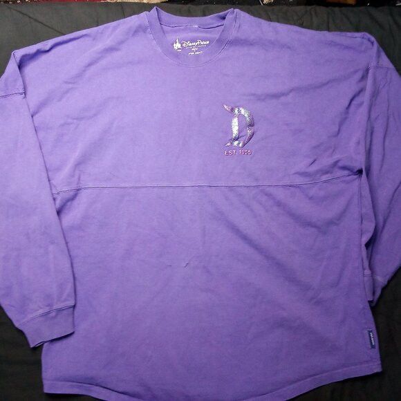 Disney Spirt Jersey Disney Land Purple Long Sleeve Shirt Size L / US 10 / IT 46 - 2 Thumbnail