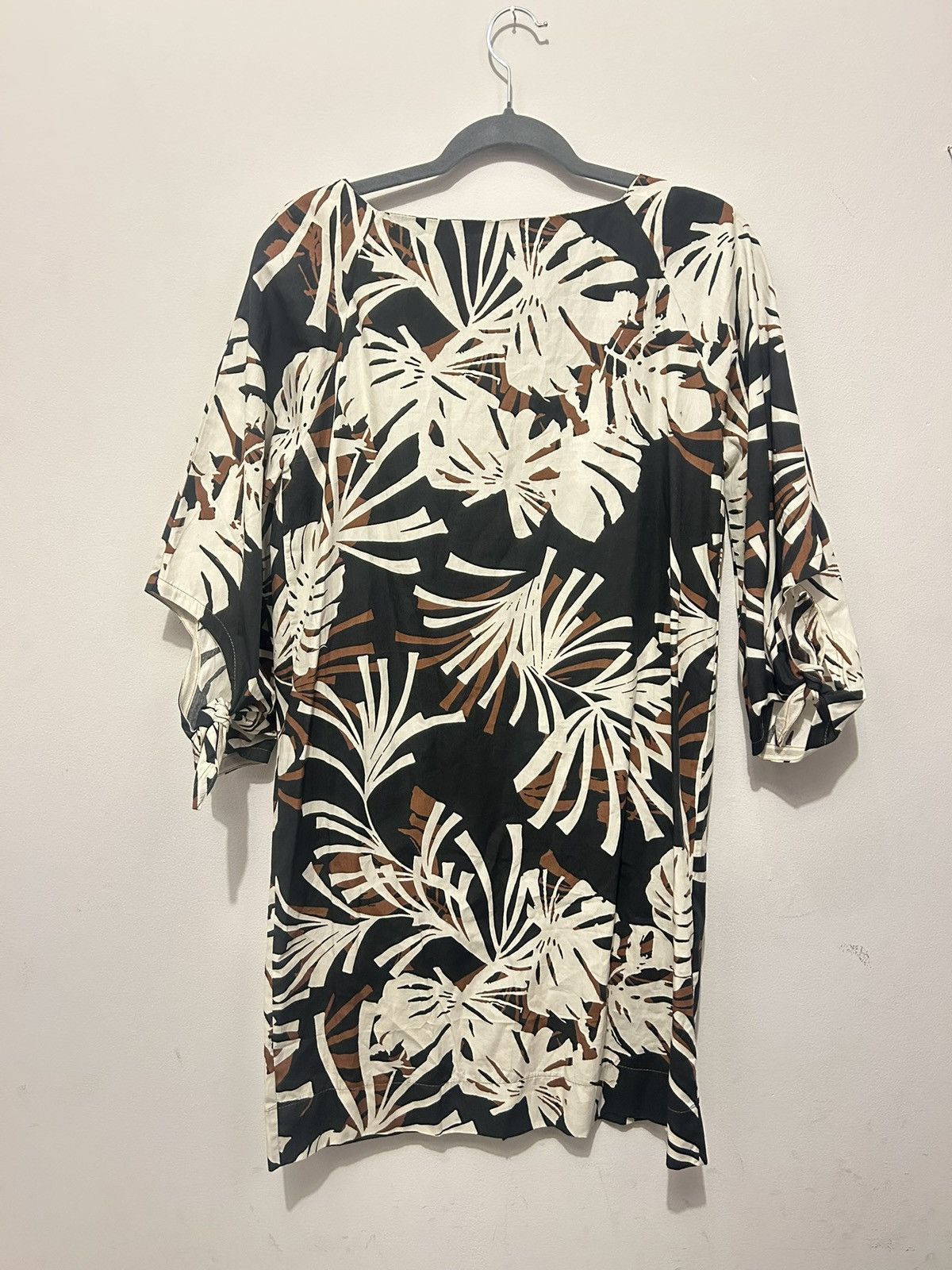 Alpha Studio Tropical 100% Cotton Alpha Studio Dress NWT Size XS / US 0-2 / IT 36-38 - 4 Thumbnail