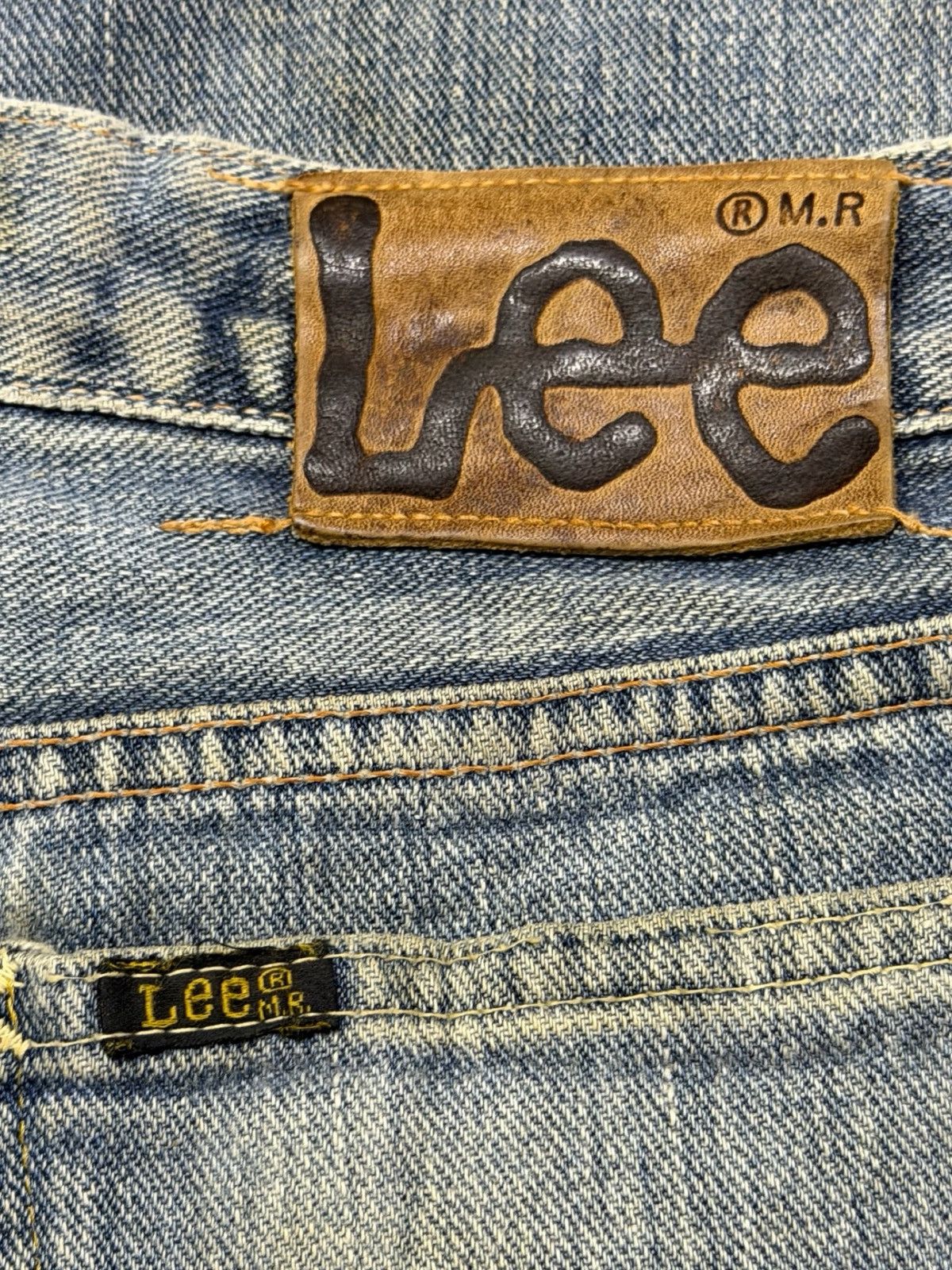Lee Vintage 00s Lee Riders Japan Denim Jeans | Vintage Wash | 32 Size US 32 / EU 48 - 10 Thumbnail