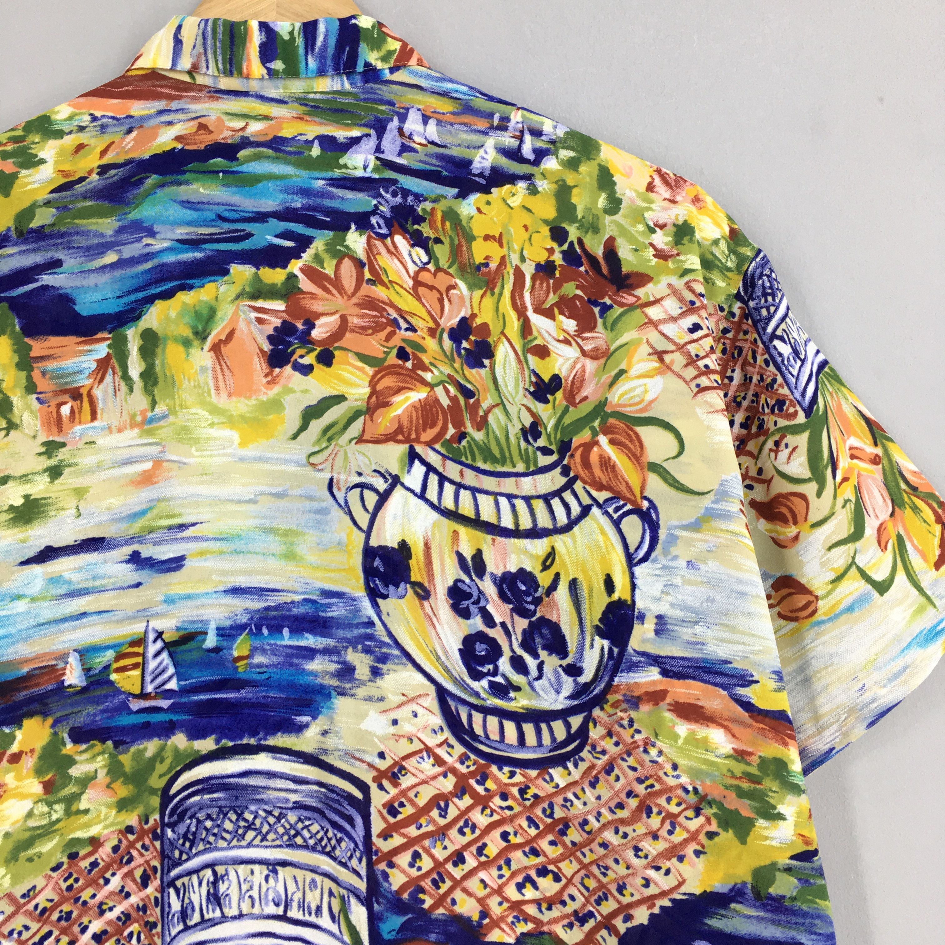 Life's a Beach Vintage Hawaiian Floral Printed Graphics Aloha Shirt Large Size US L / EU 52-54 / 3 - 8 Thumbnail