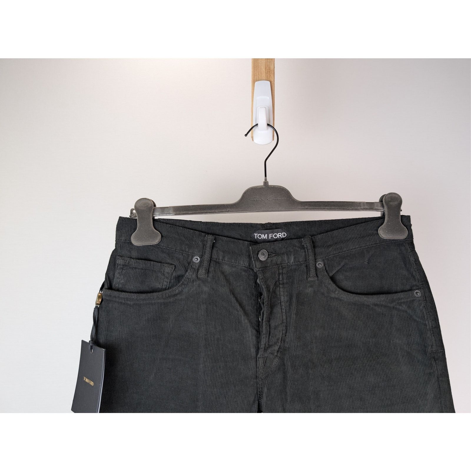 Tom Ford o1rshd1 Vintage Slim-Fit Denim Jeans in Black Washed Size US 34 / EU 50 - 3 Thumbnail