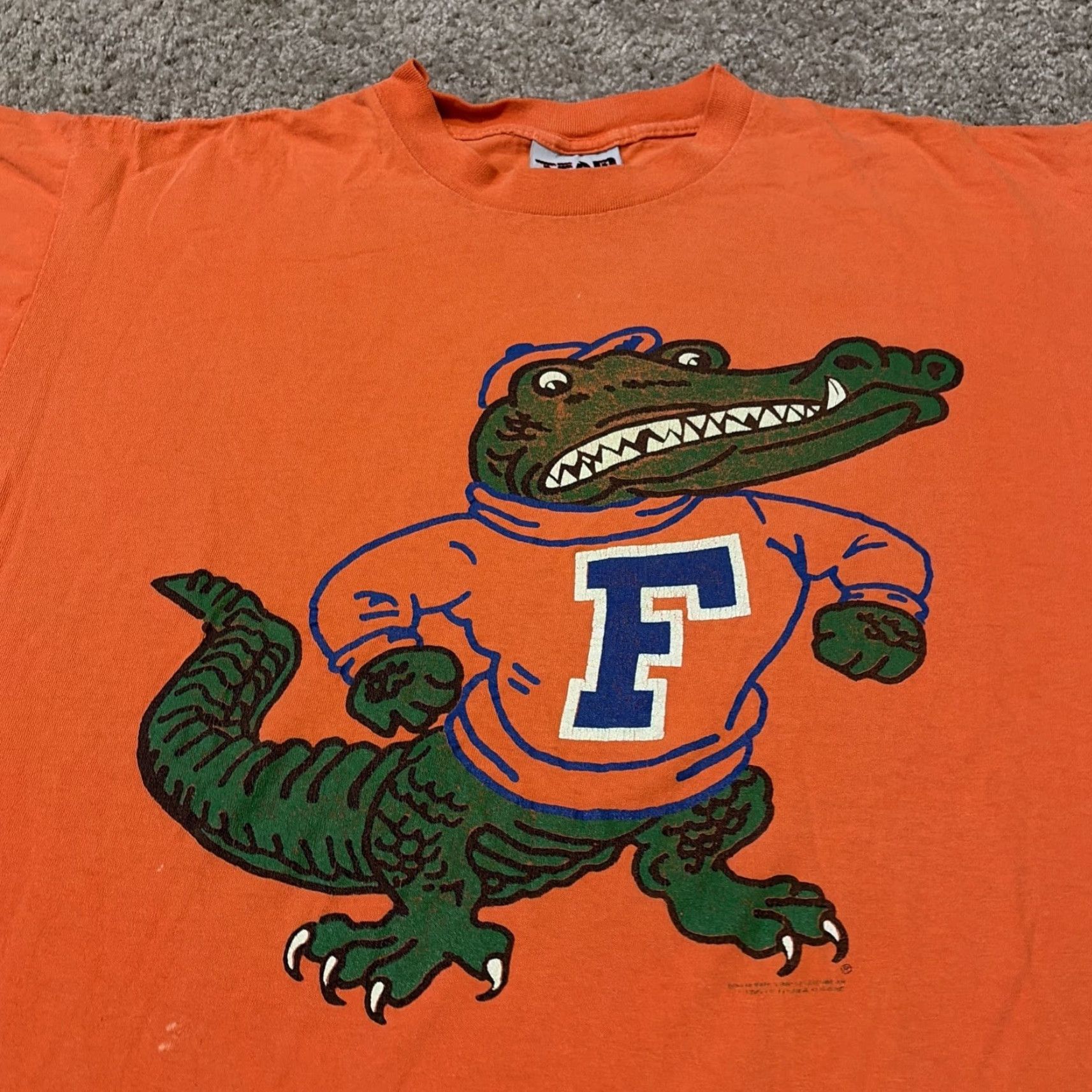 Vintage VINTAGE University Of Florida Gators Mascot Orange XL T-Shirt Mens 90s Size US XL / EU 56 / 4 - 3 Thumbnail