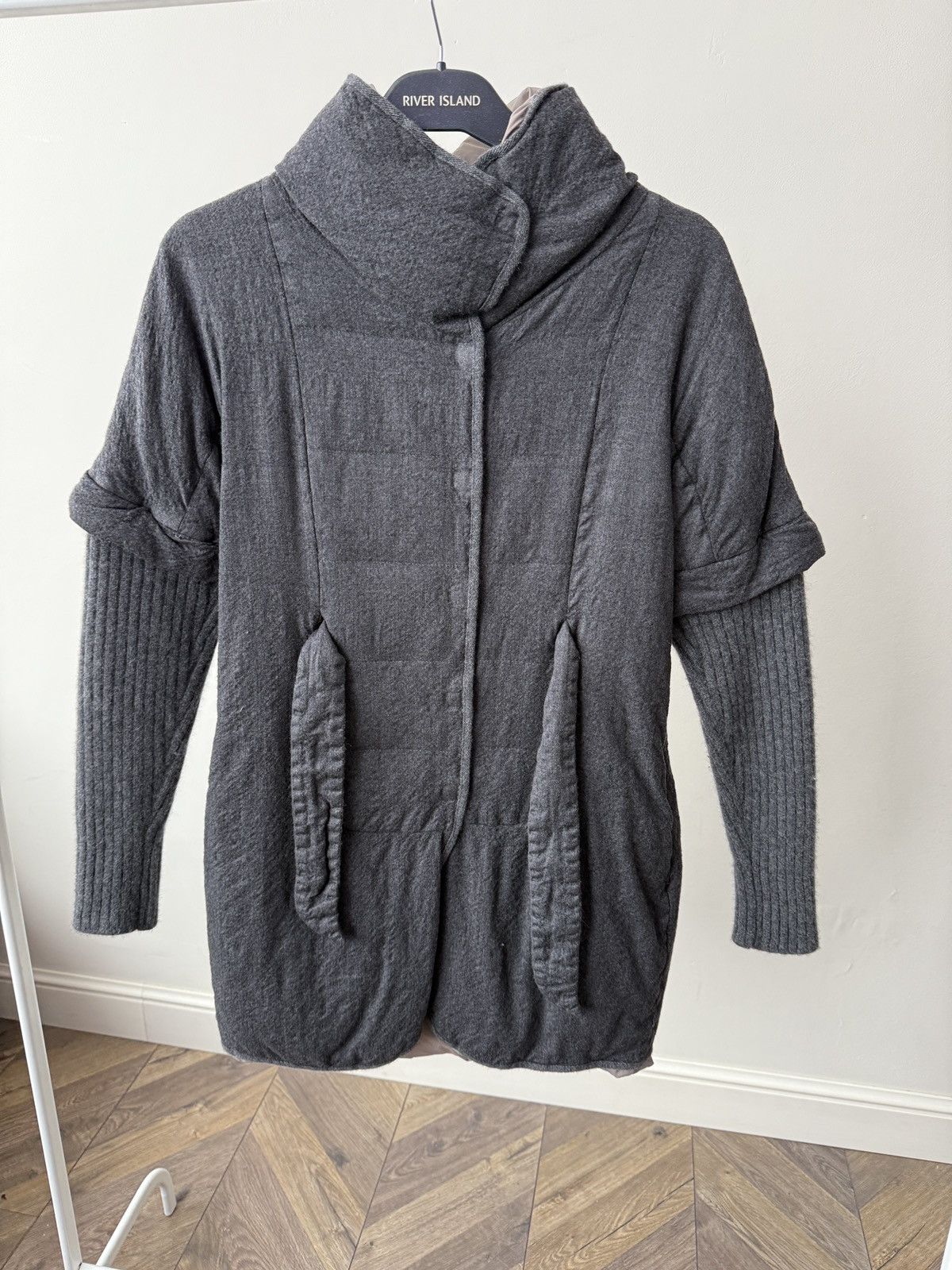 Brunello Cucinelli Vintage Brunello Cucinelli Womens Cashmere Virgin Wool Coat Size M / US 6-8 / IT 42-44 - 3 Thumbnail