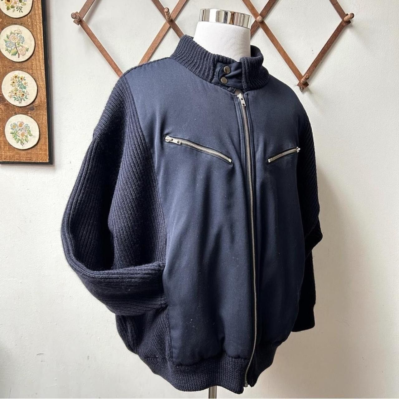 Vintage Woolcraft Pure Wool Knit Zip Up Jacket Size US L / EU 52-54 / 3 - 5 Thumbnail