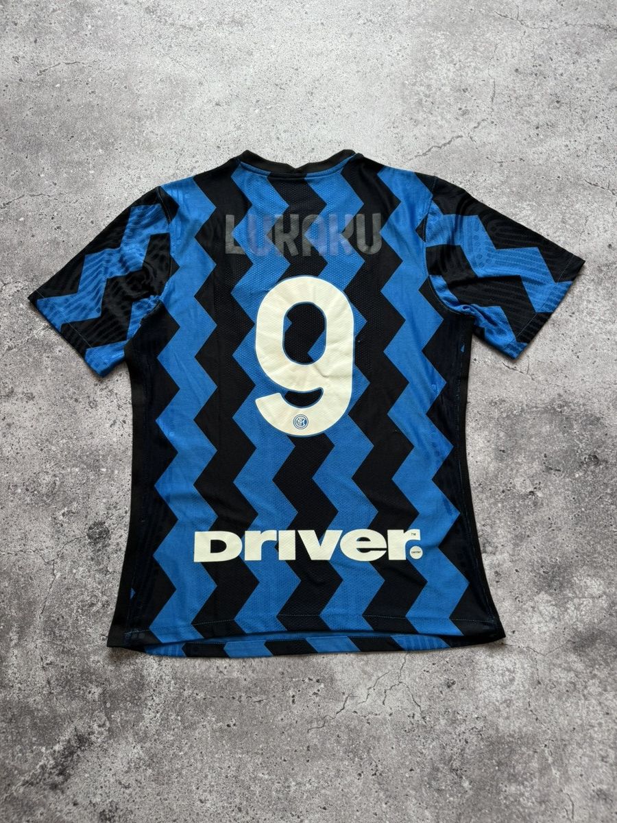 Nike 🔥NIKE INTER MILAN 2020/21 HOME PLAYER ISSUE VAPORKNIT JERSEY Size US L / EU 52-54 / 3 - 7 Thumbnail