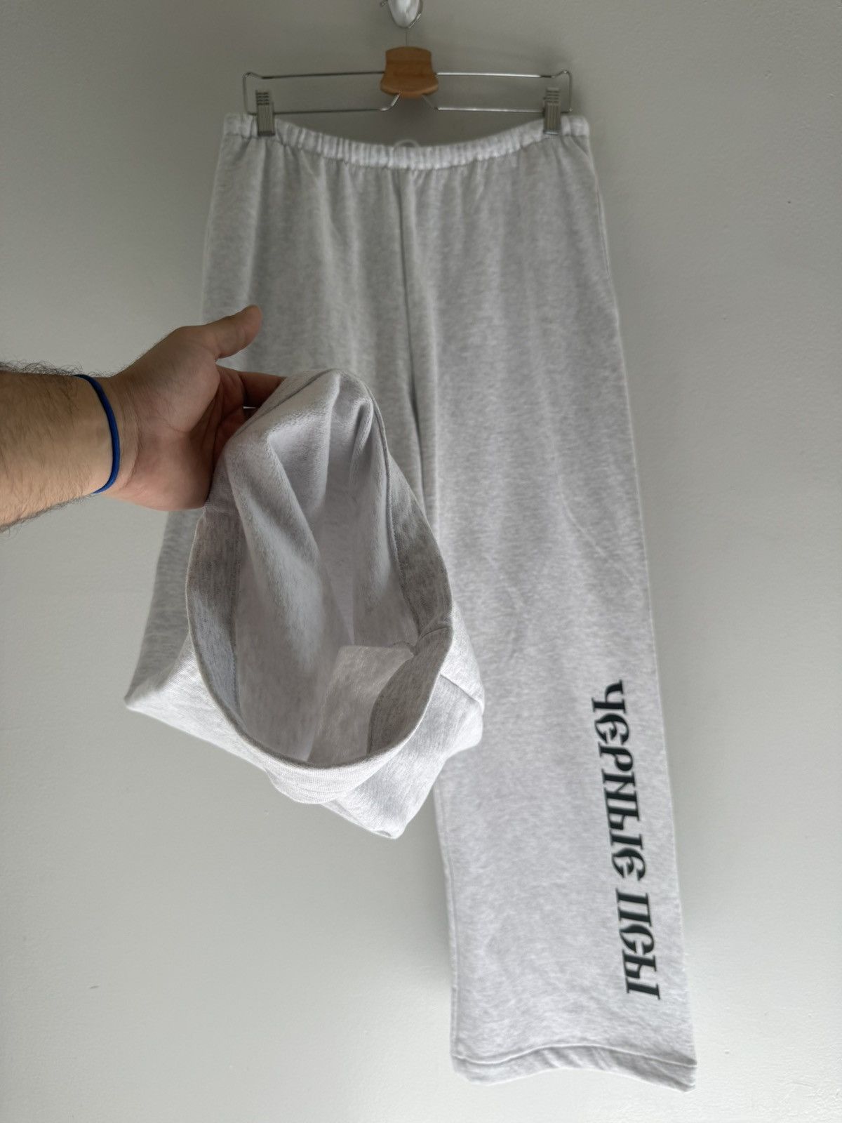 Kanye West Yeezy Gosha Sweatpants Heather Gray Size US 32 / EU 48 - 8 Thumbnail