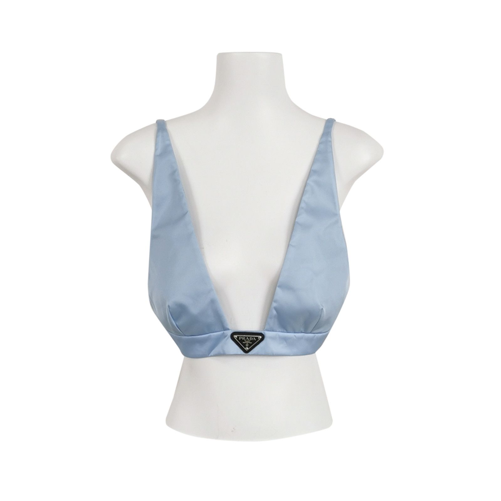 Prada Prada Solid Triangle Logo Tank Top 0089 Size L / US 10 / IT 46 - 1 Thumbnail