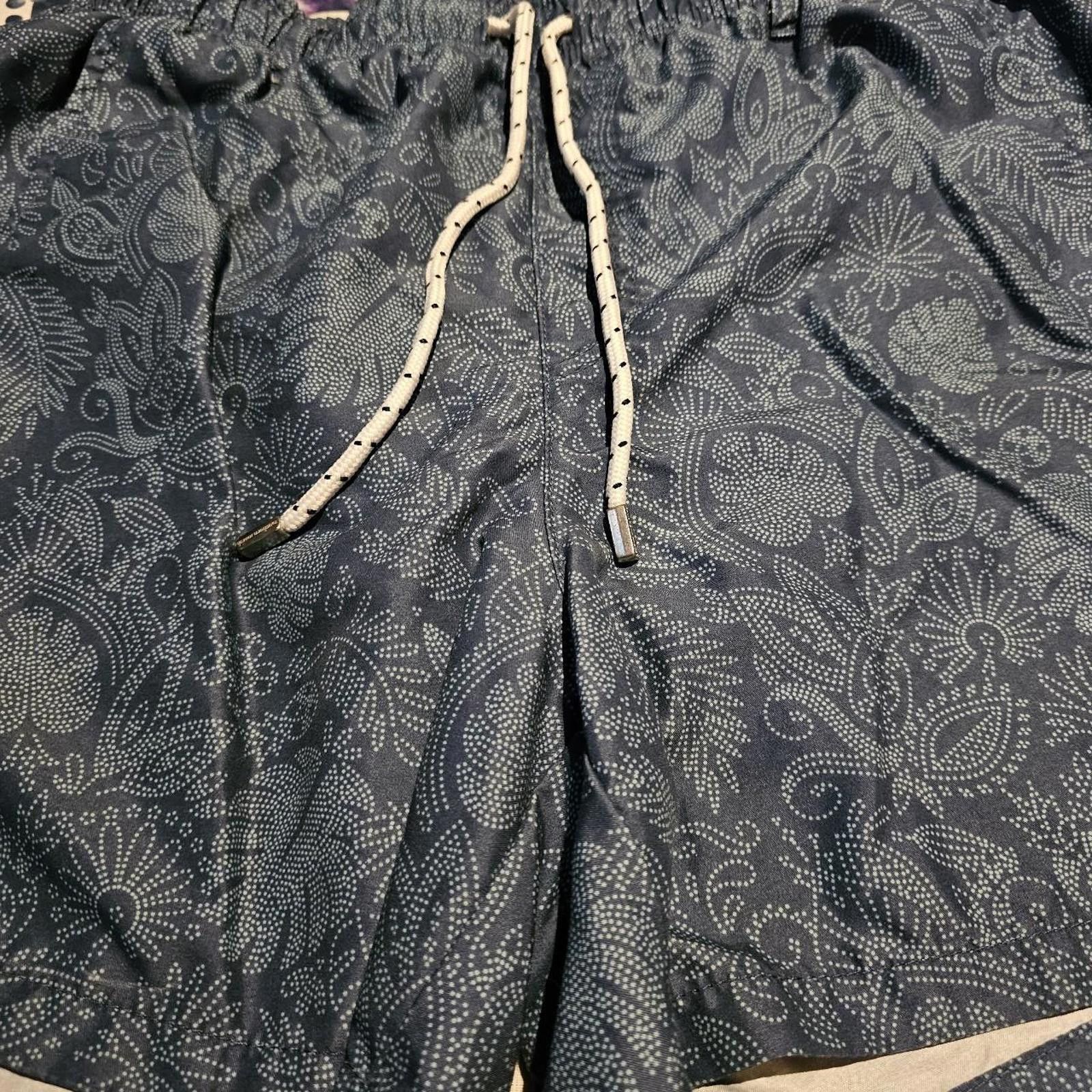 Designer Men's Blue Southern Marsh Swim Trunks Size US 32 / EU 48 - 6 Thumbnail