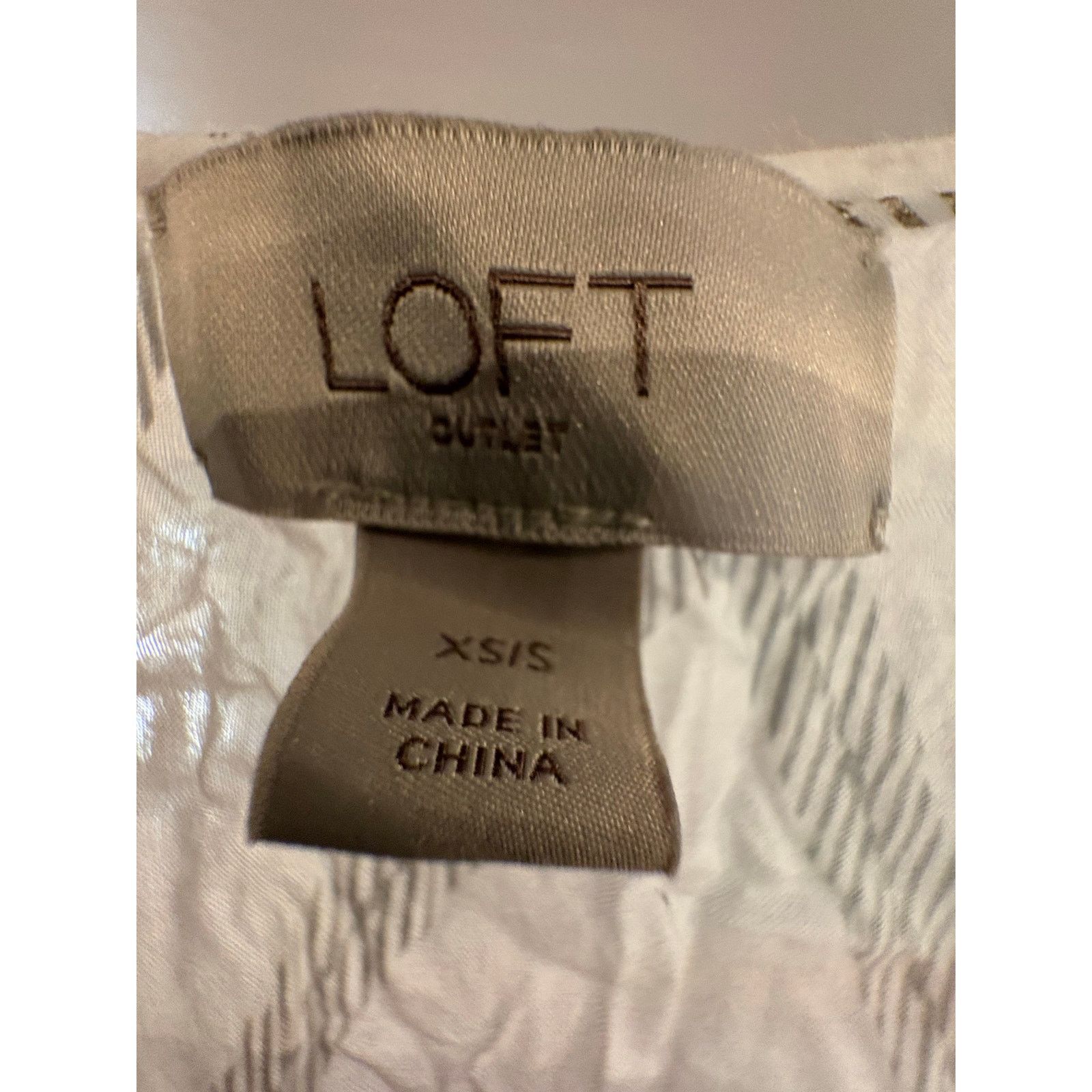 Loft LOFT Outlet XS/S White Chevron Kimono Cardigan Sheer Boho Size S / US 4 / IT 40 - 3 Thumbnail