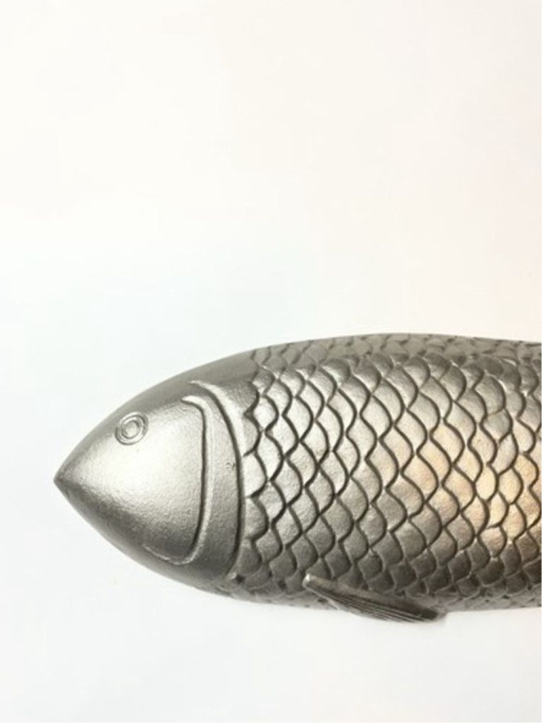 The Unbranded Brand Fish Cast Metal 5.75''x23.25 x1.25''/14.6cm x 59.1cm x 3.1cm Size ONE SIZE - 5 Thumbnail