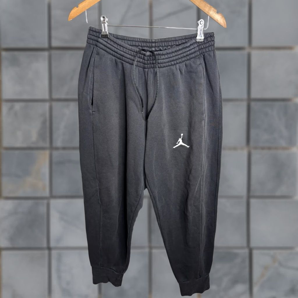 Jordan Brand VINTAGE? No • Jordan Pants Mens Medium Charcoal Fleece Joggers Sweatpants Jumpman Logo Nike Size US 31 - 1 Thumbnail