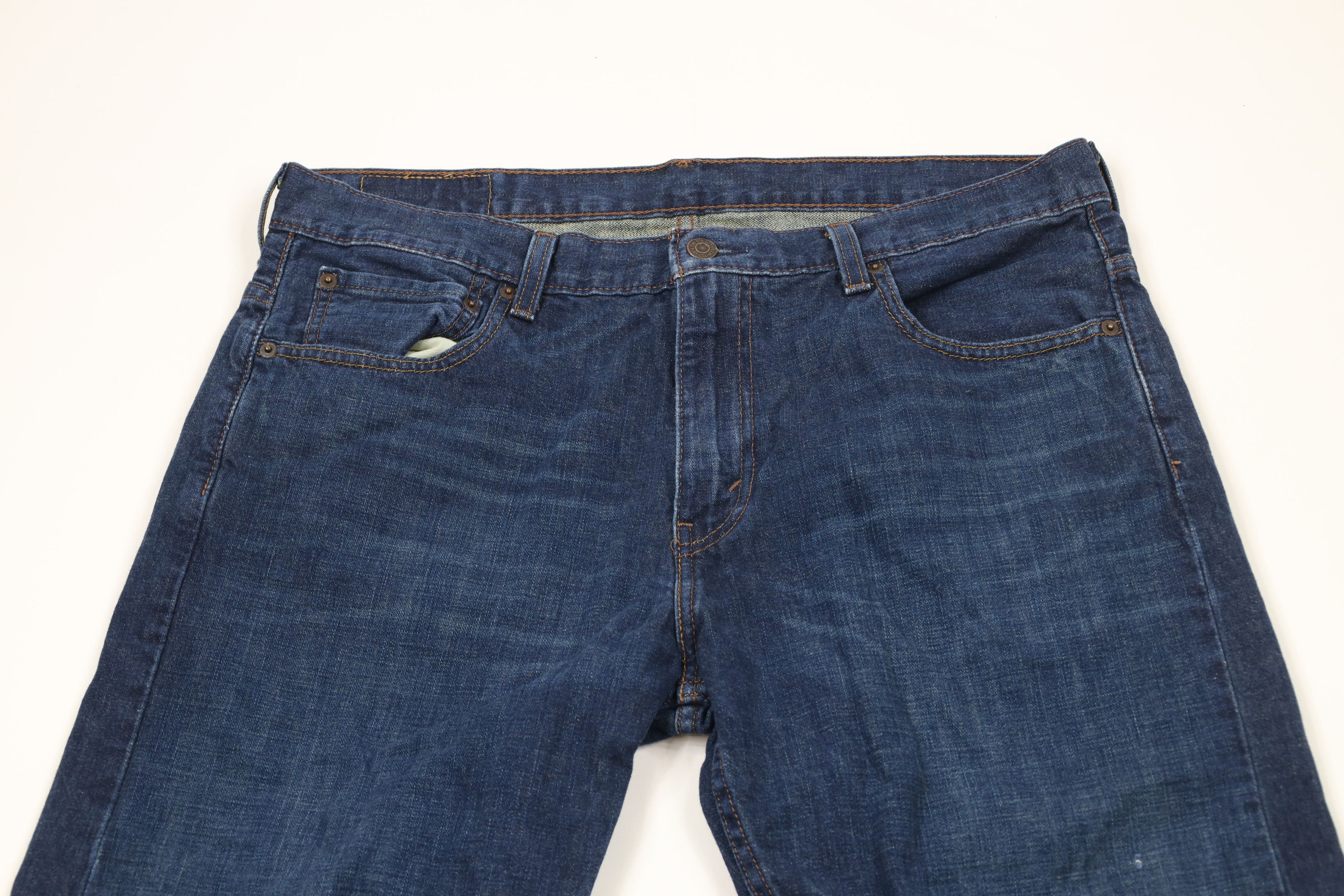 Levi's × Vintage Vintage Y2K Levis 569 Loose Fit Wide Leg Denim Jeans Blue Size US 34 / EU 50 - 2 Thumbnail