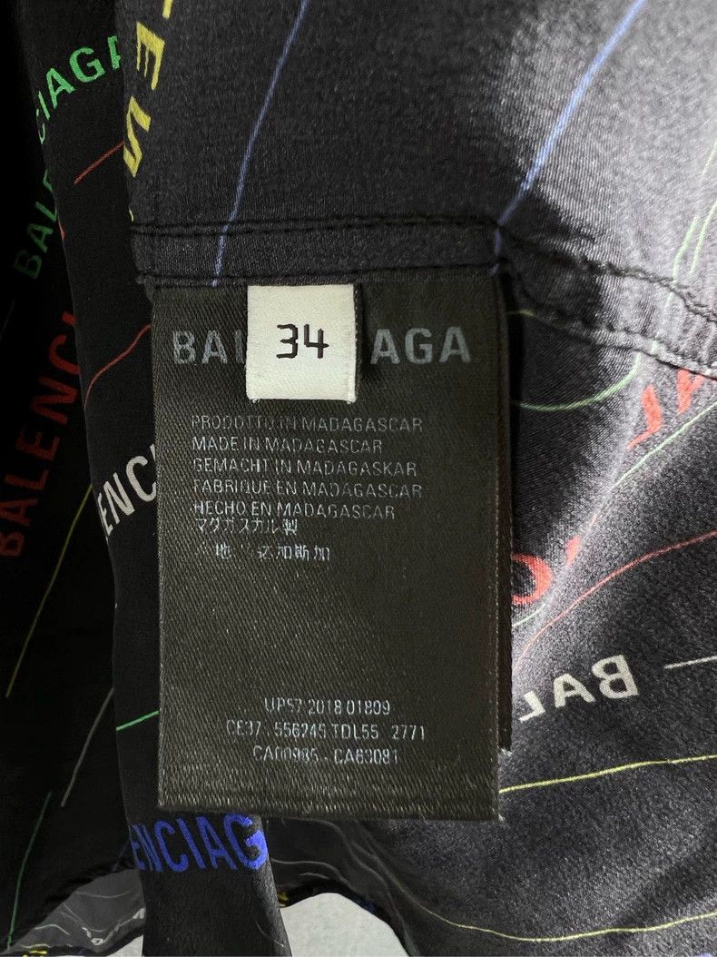 Balenciaga Balenciaga size 34 Colored bullet screen shirt Size US XS / EU 42 / 0 - 4 Thumbnail