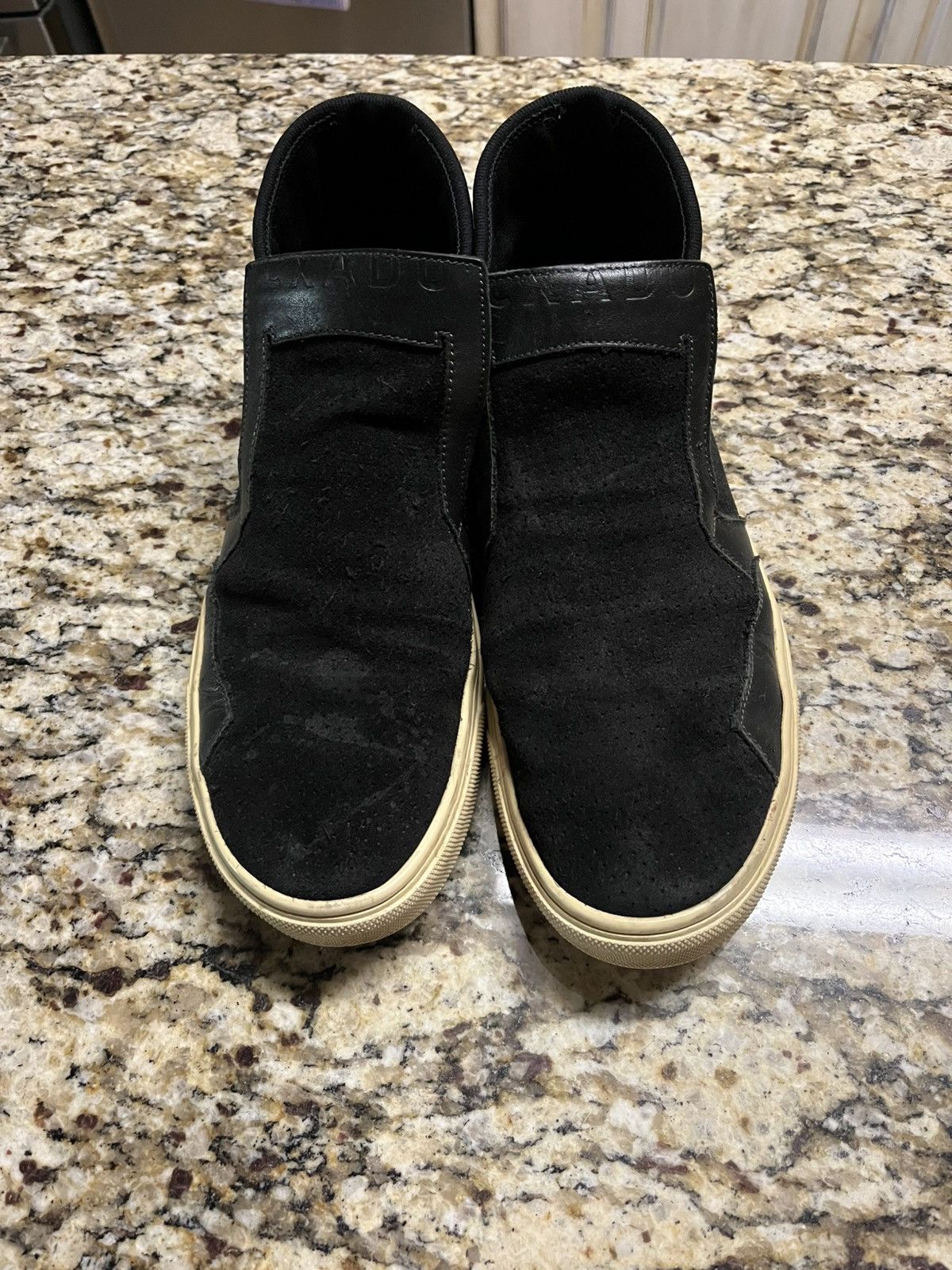 Stone Island Shadow Project FW16 slip on leather sneaker