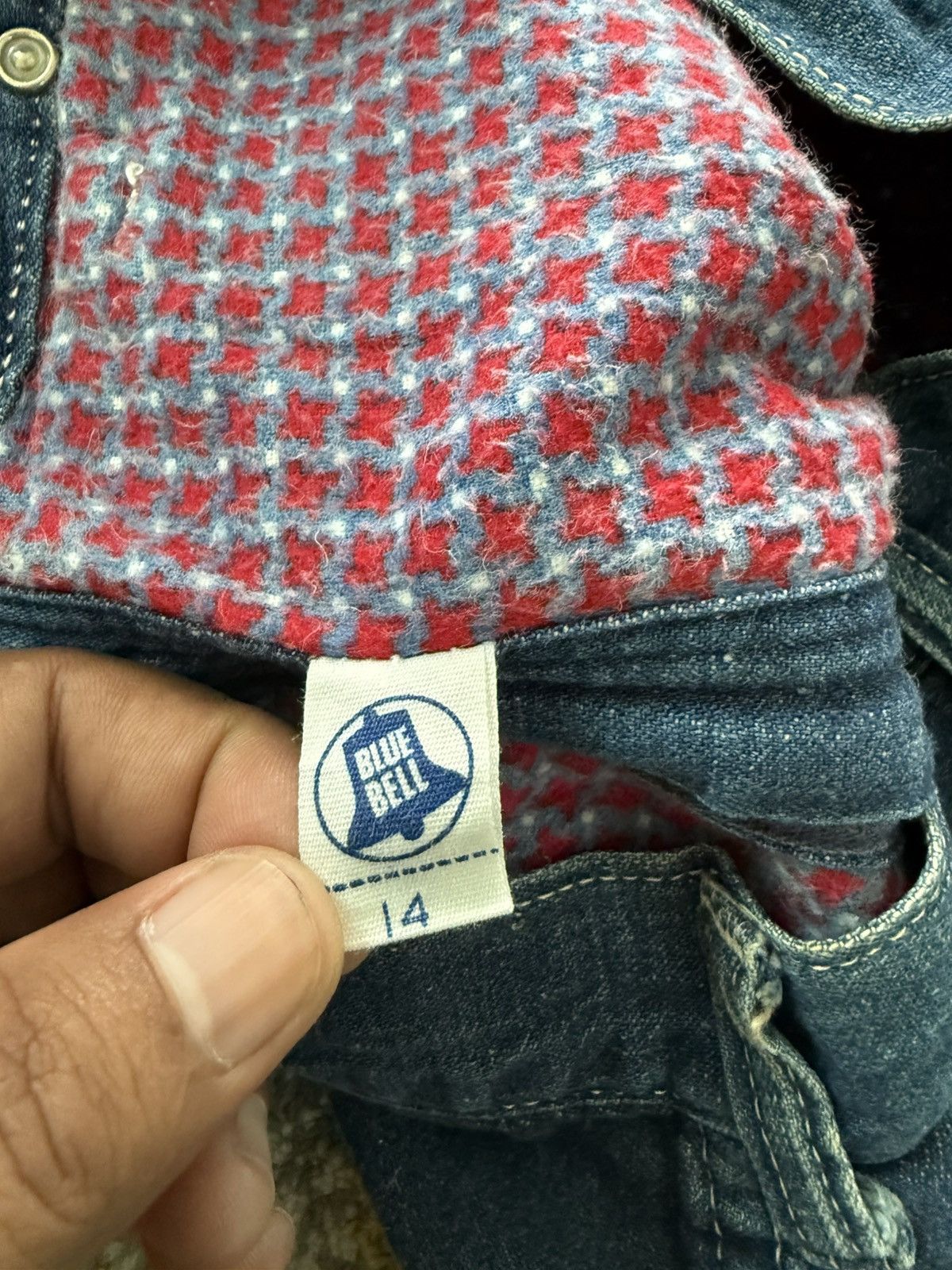 Wrangler Vintage Super Rare Blue Bell Denim Gripper Zipper Sanforized Size US 26 / EU 42 - 10 Thumbnail