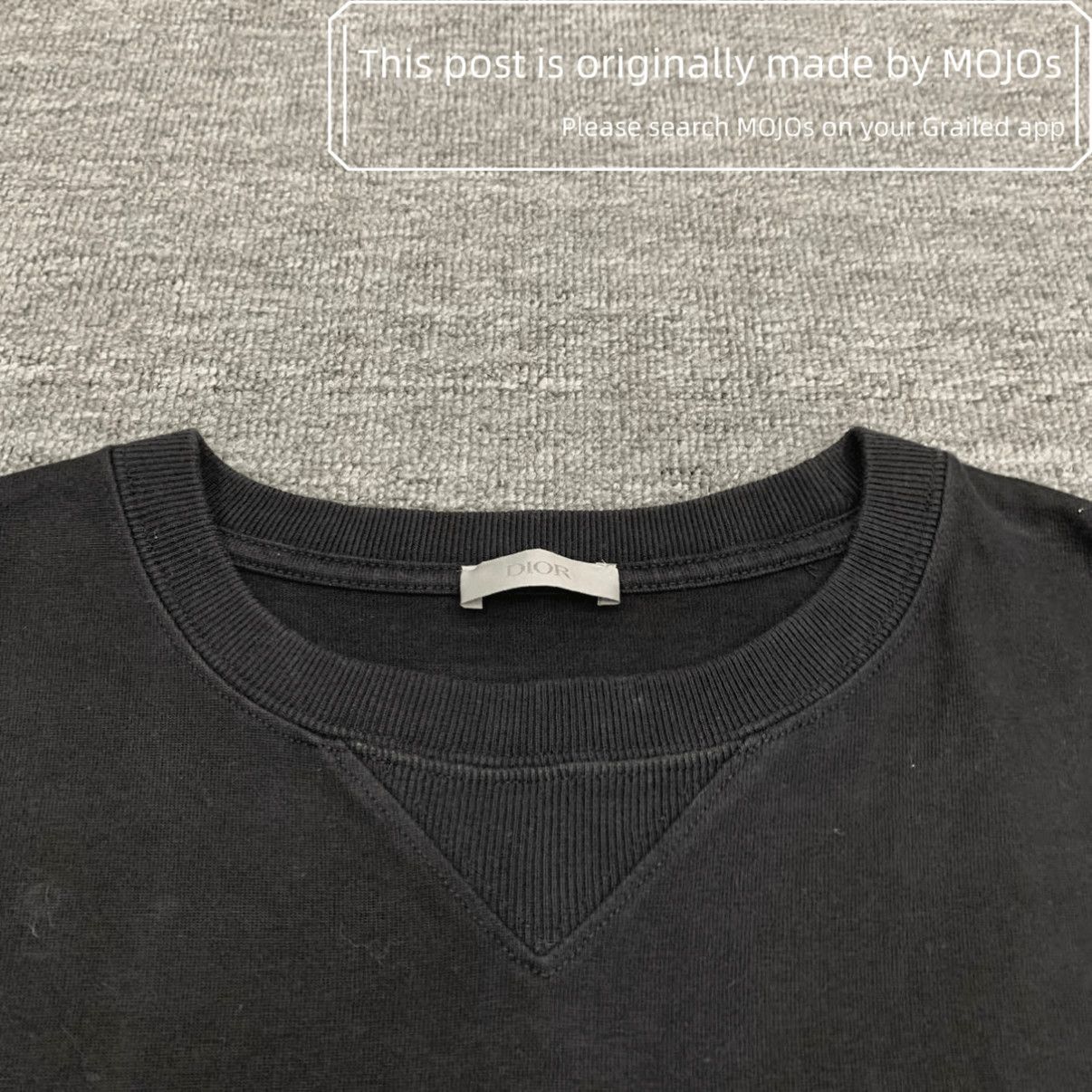 Dior × Travis Scott Dior x Travis Scott Stitch Tee Mojos152629 Size US L / EU 52-54 / 3 - 6 Thumbnail