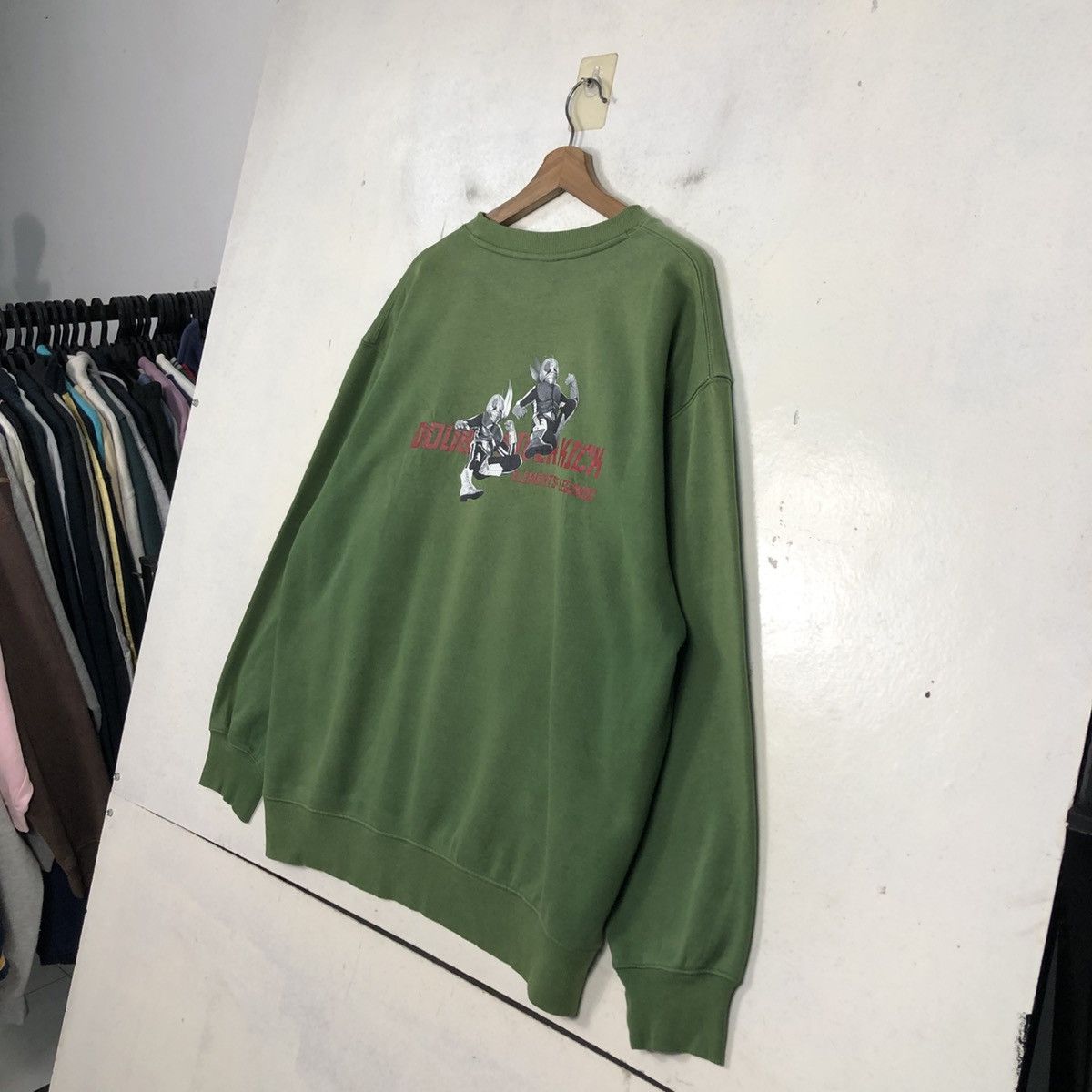 Japanese Brand 📌Masked Rider 50th Anniversary Cartoon Sweatshirt Big Logo Size US XL / EU 56 / 4 - 12 Thumbnail